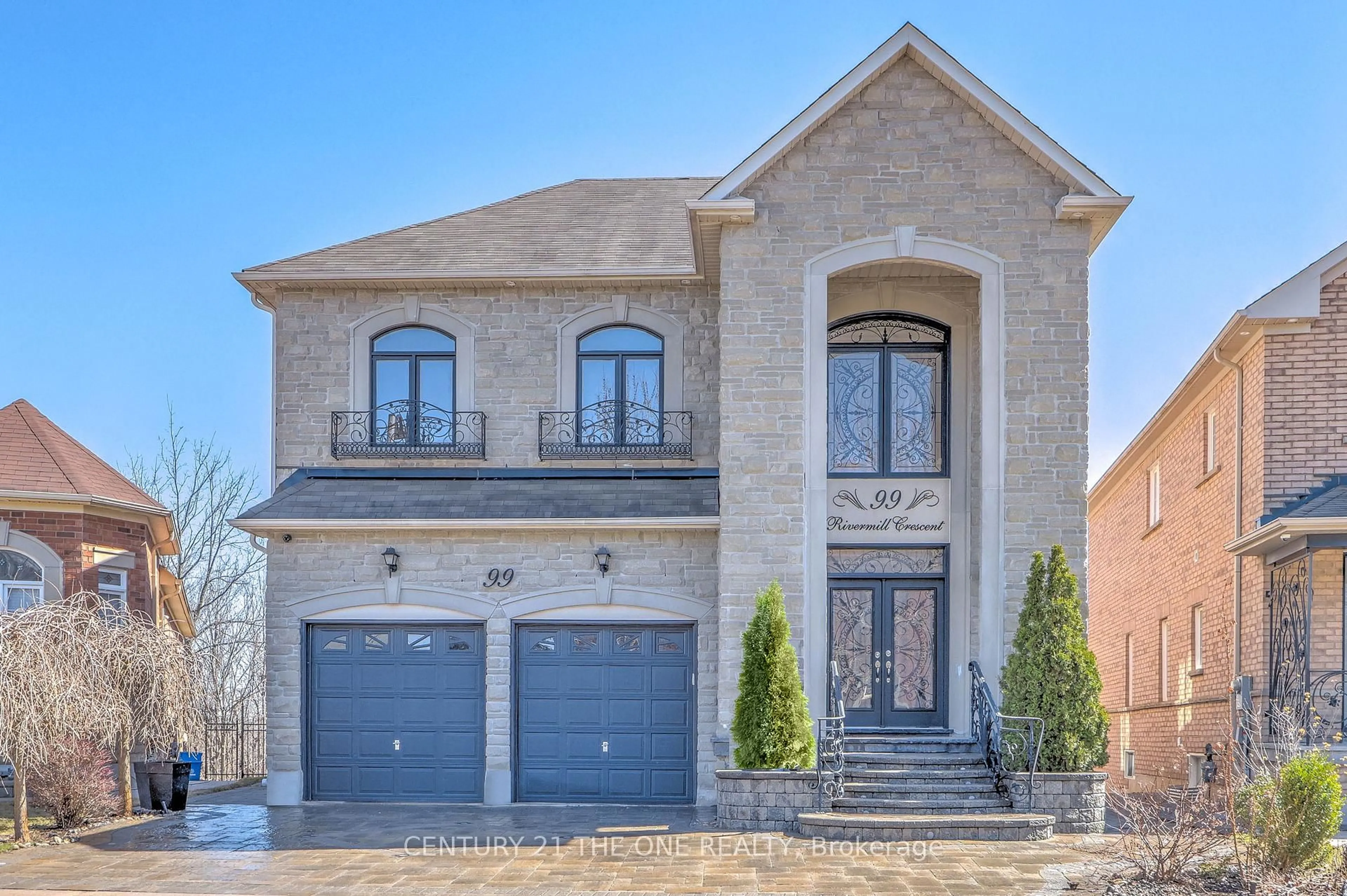 Home with brick exterior material, street for 99 Rivermill Cres, Vaughan Ontario L6A 0H4