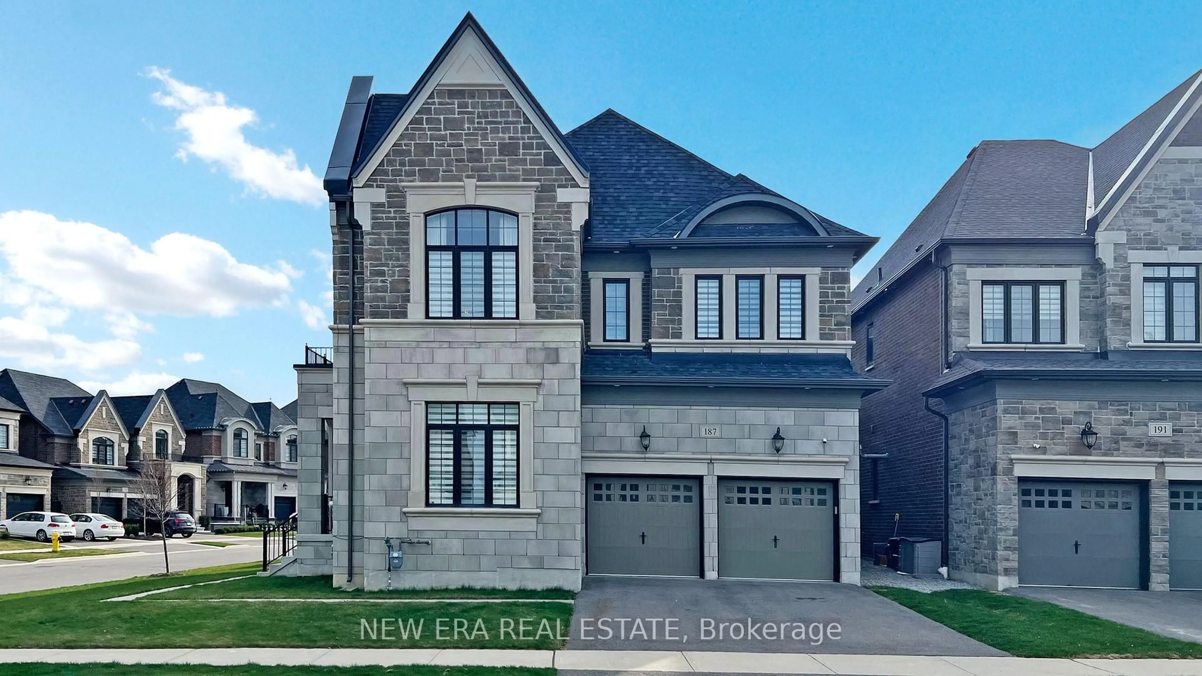 Home with brick exterior material, street for 187 Purple Creek Rd, Vaughan Ontario L4H 5C6