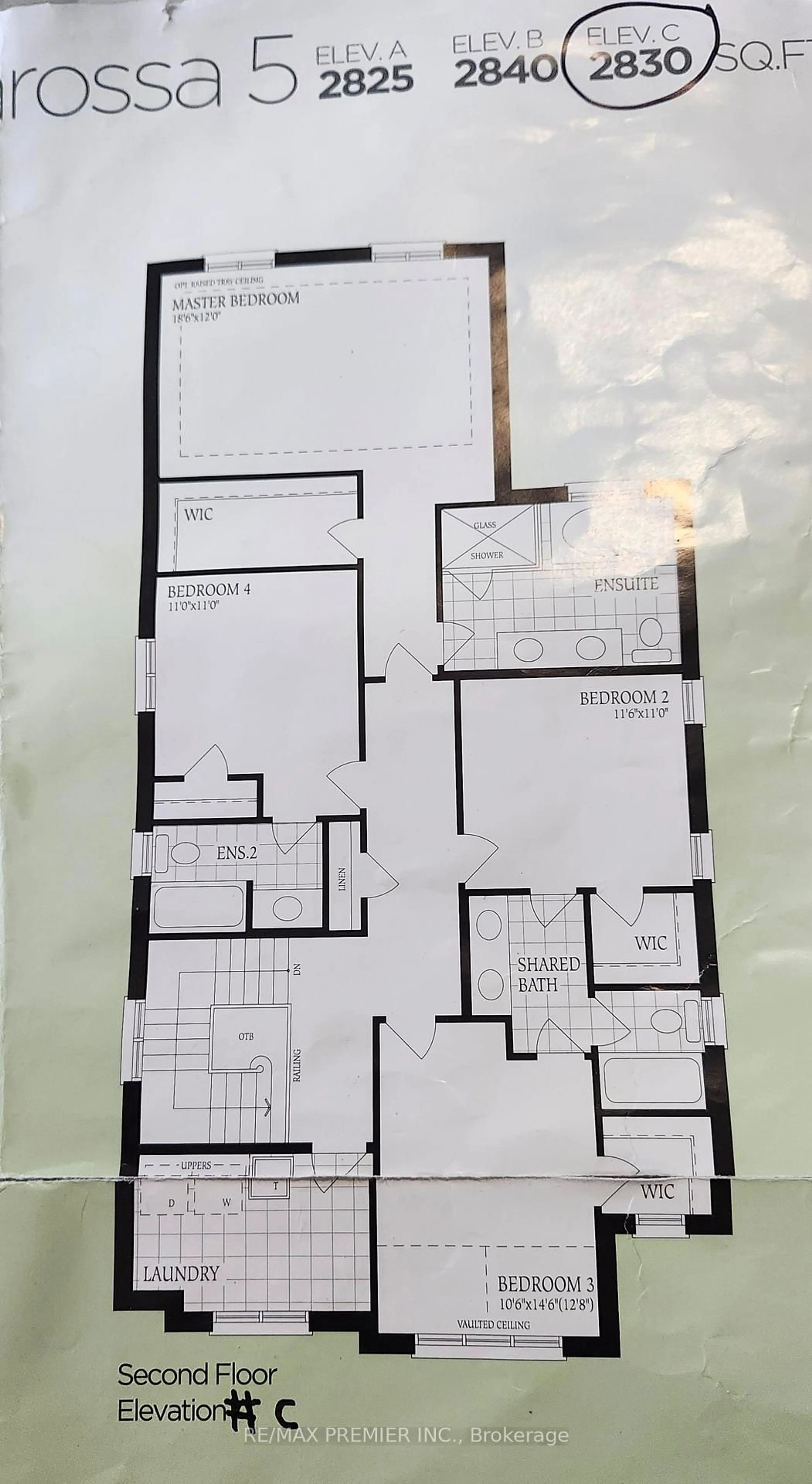 Floor plan for 68 Inverness Way, Bradford West Gwillimbury Ontario L3Z 0W5