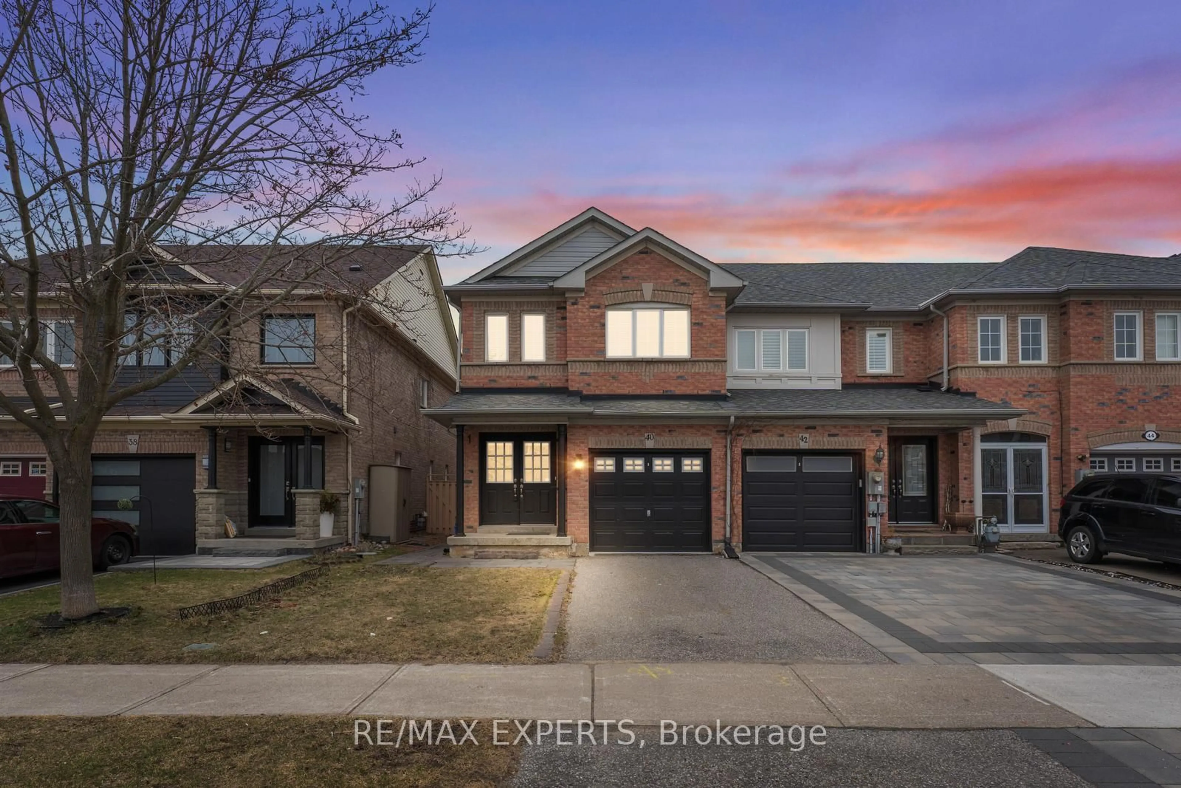 Home with brick exterior material, street for 40 Benjamin Hood Cres, Vaughan Ontario L4K 5M6