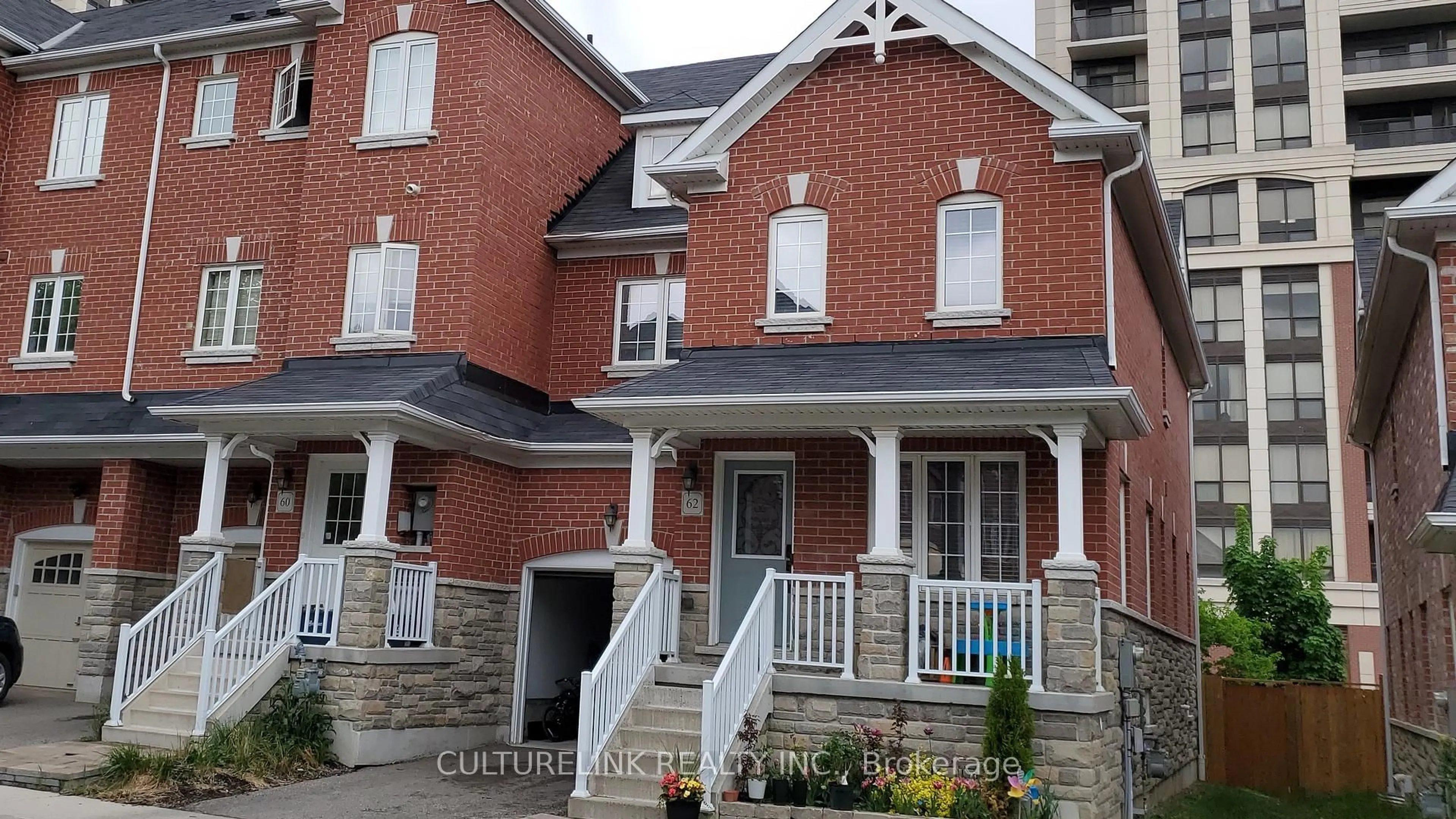 Home with brick exterior material, street for 62 Eastern Skies Way, Markham Ontario L6E 0N8