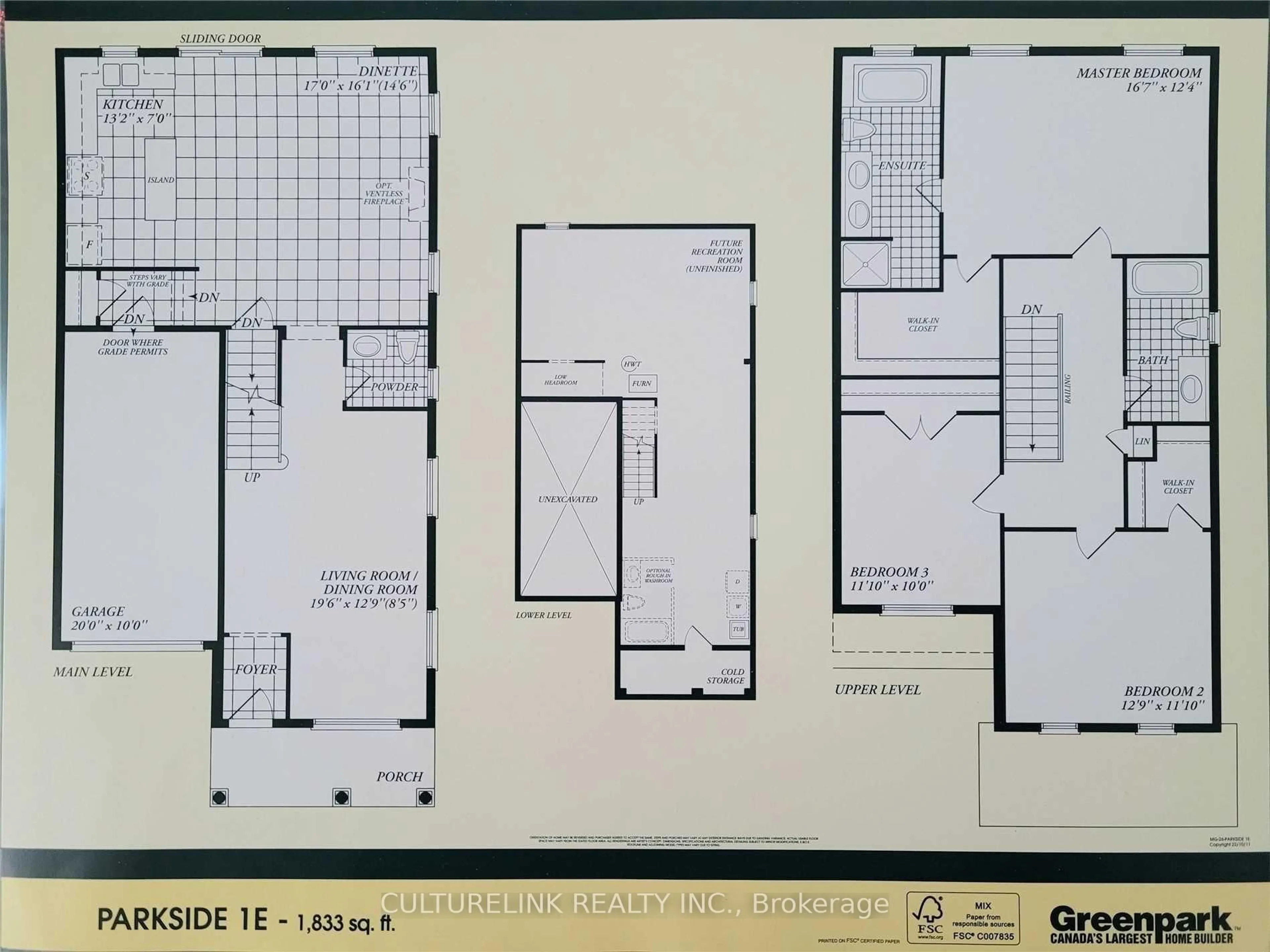 Floor plan for 62 Eastern Skies Way, Markham Ontario L6E 0N8