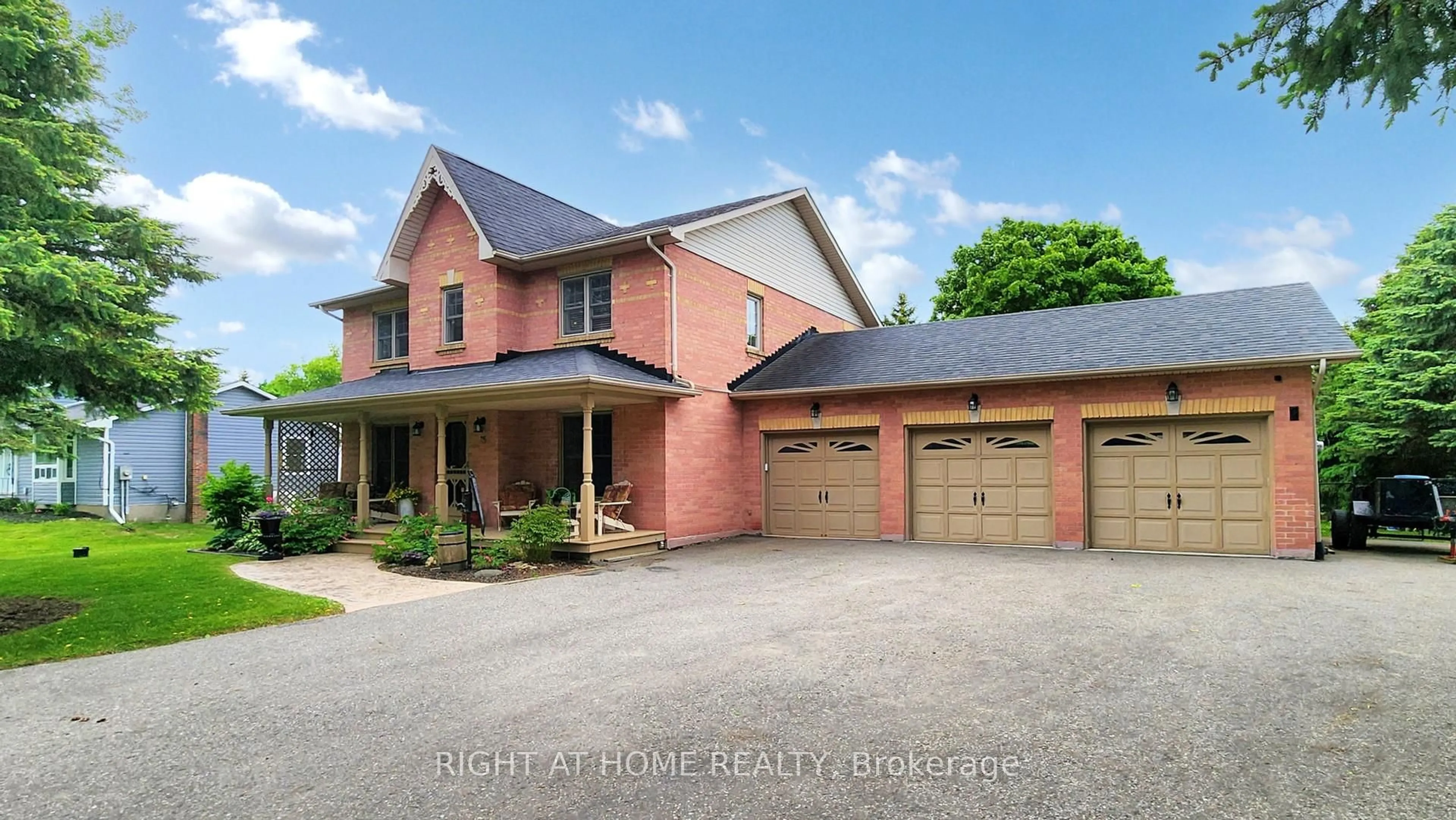 Home with brick exterior material, street for 8956 Concession 4 Rd, Uxbridge Ontario L0C 1E0