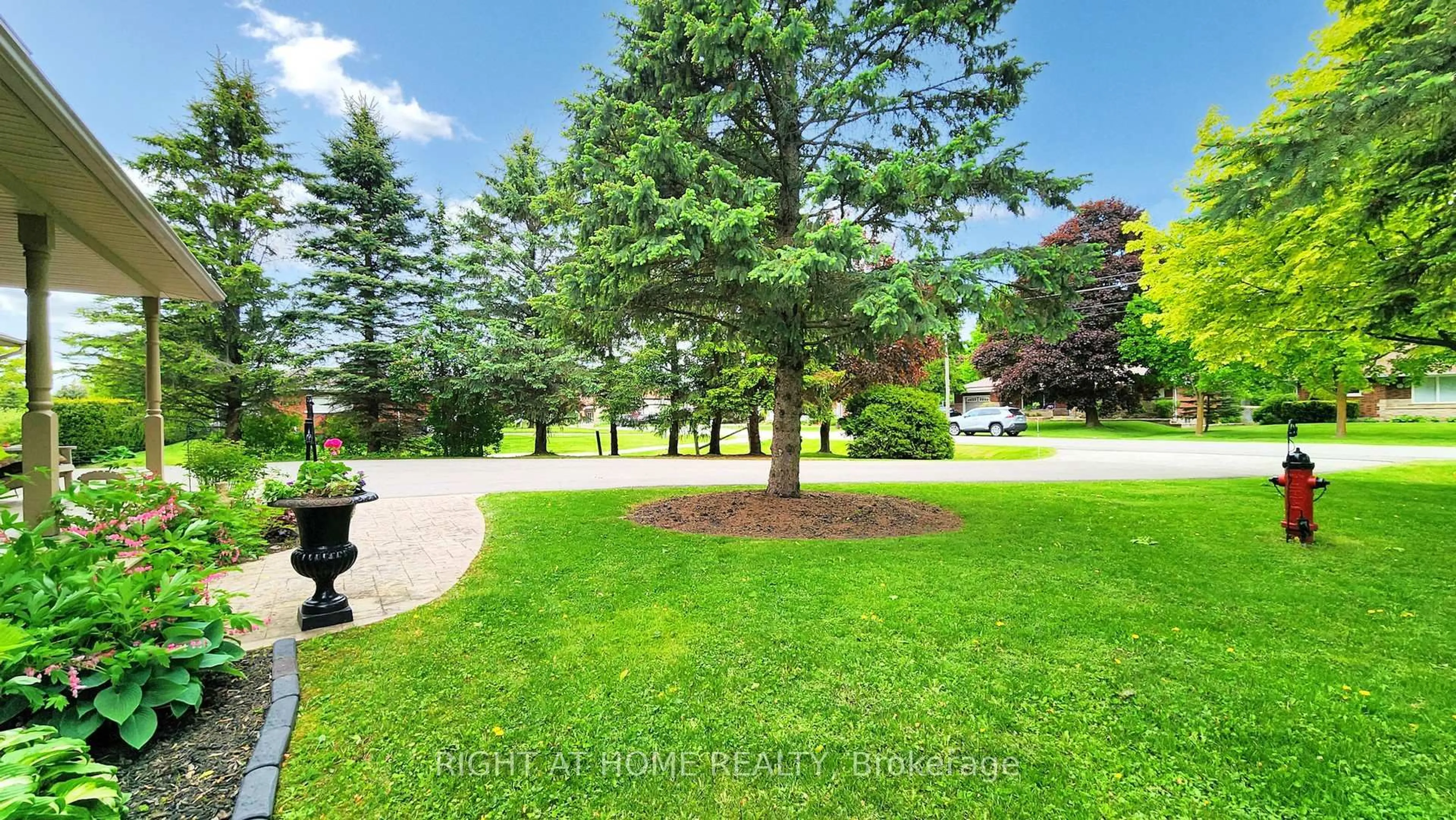 A pic from outside/outdoor area/front of a property/back of a property/a pic from drone, forest/trees view for 8956 Concession 4 Rd, Uxbridge Ontario L0C 1E0