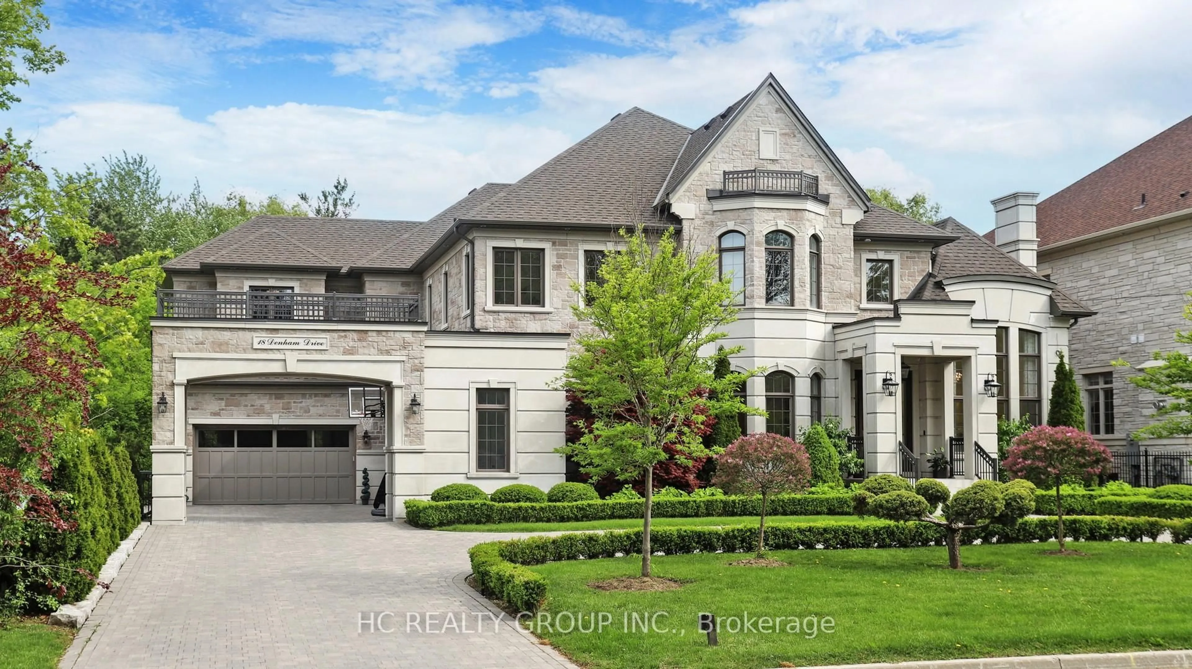 Home with brick exterior material, street for 18 Denham Dr, Richmond Hill Ontario L4C 6J1