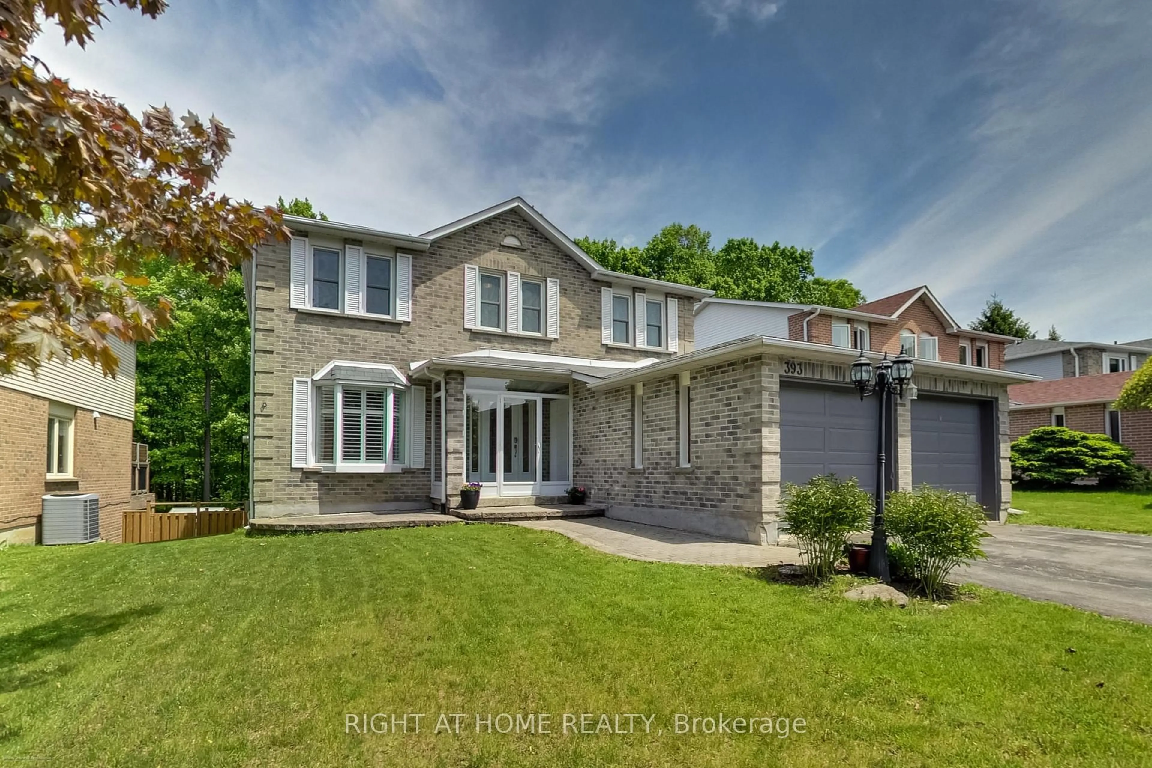 Home with brick exterior material, street for 393 Vanden Bergh Blvd, Newmarket Ontario L3Y 7Z8