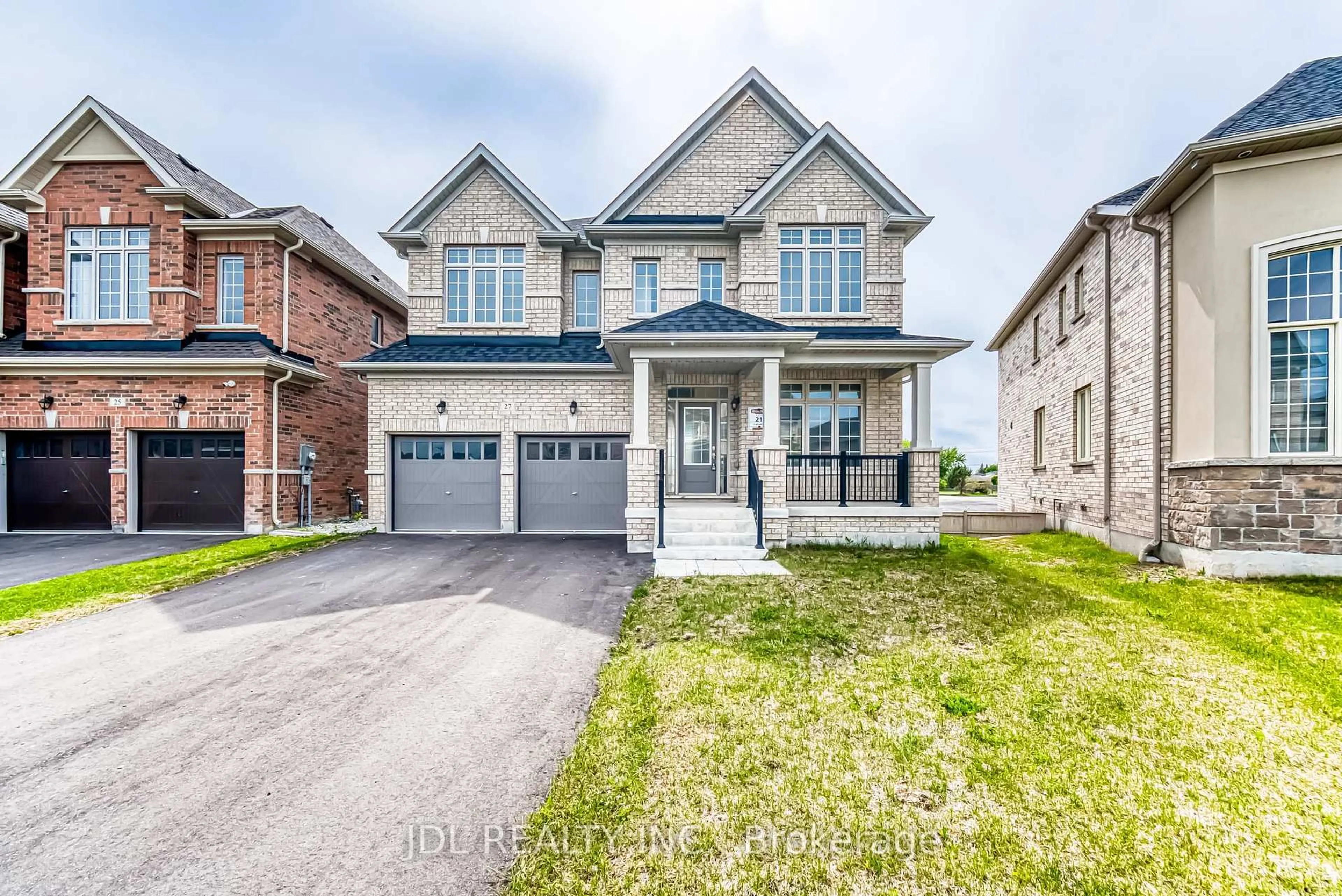 Home with brick exterior material, street for 27 Bill Guy Dr, Georgina Ontario L4P 0H9