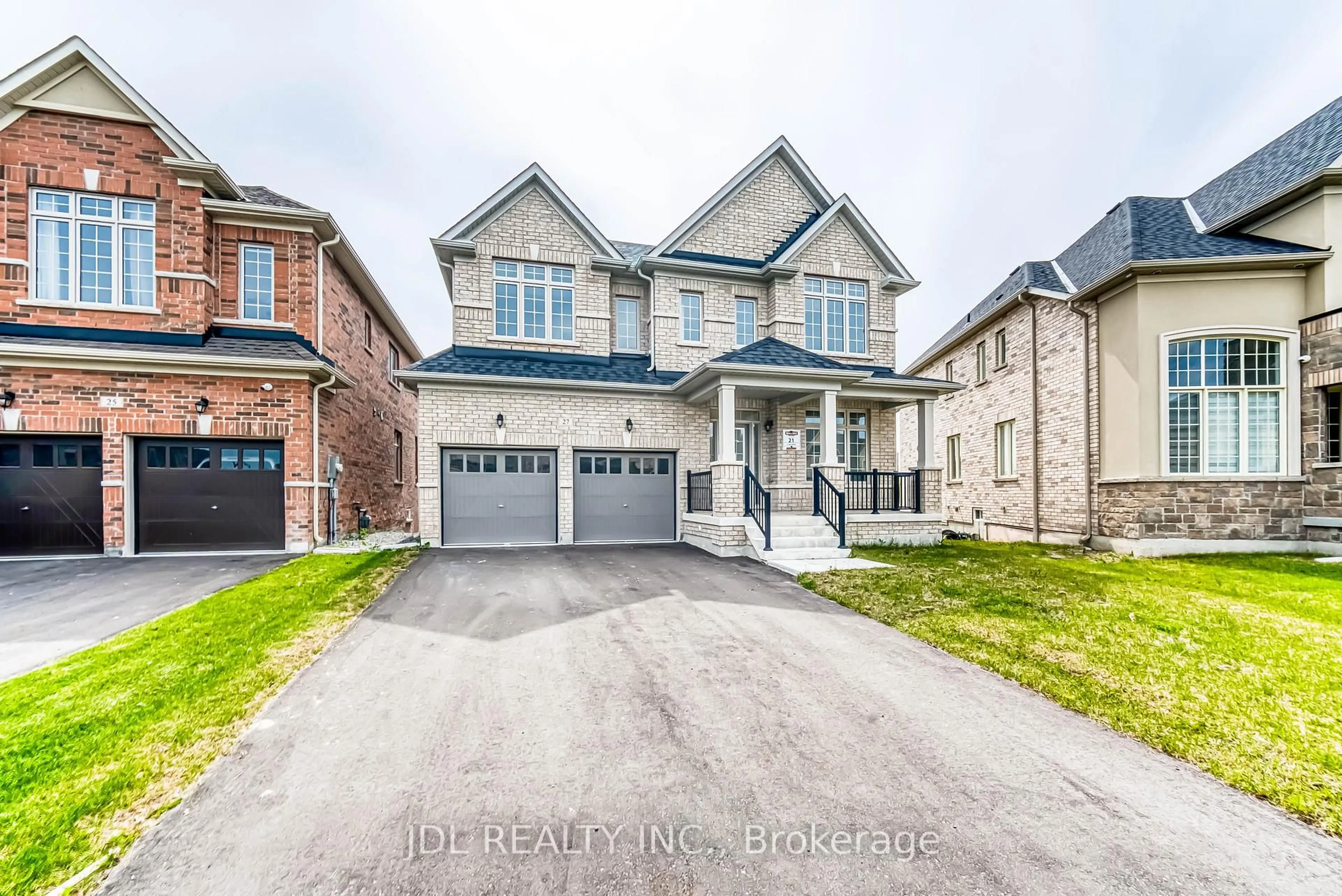 Home with brick exterior material, street for 27 Bill Guy Dr, Georgina Ontario L4P 0H9
