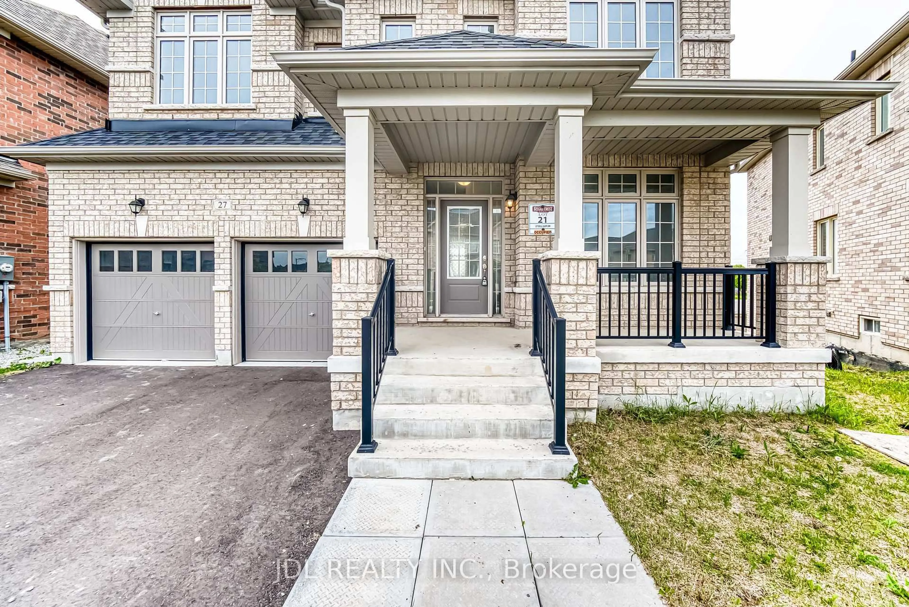 Home with brick exterior material, street for 27 Bill Guy Dr, Georgina Ontario L4P 0H9