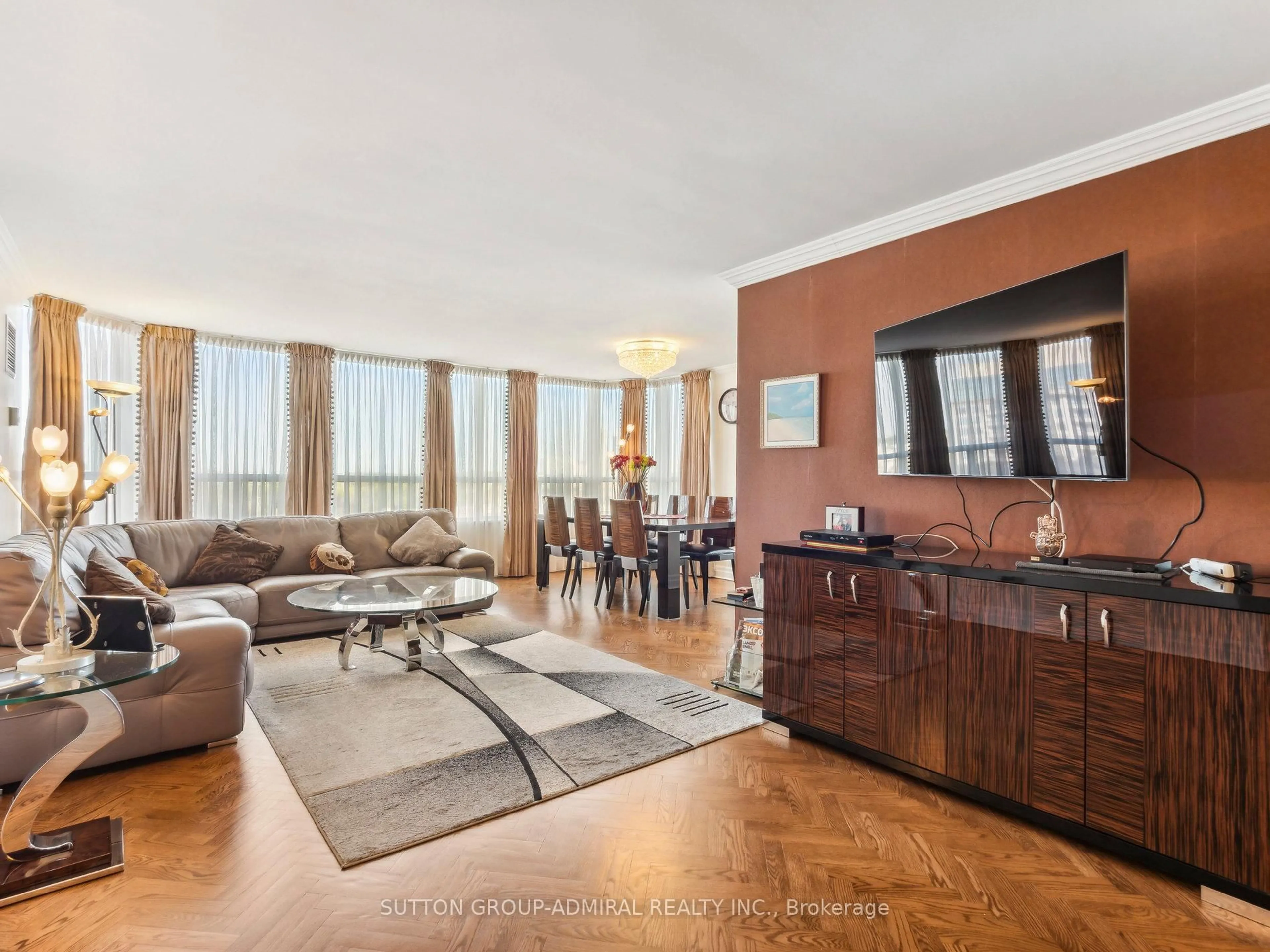 Living room with furniture, unknown for 7 Townsgate Dr #604, Vaughan Ontario L4J 7Z9