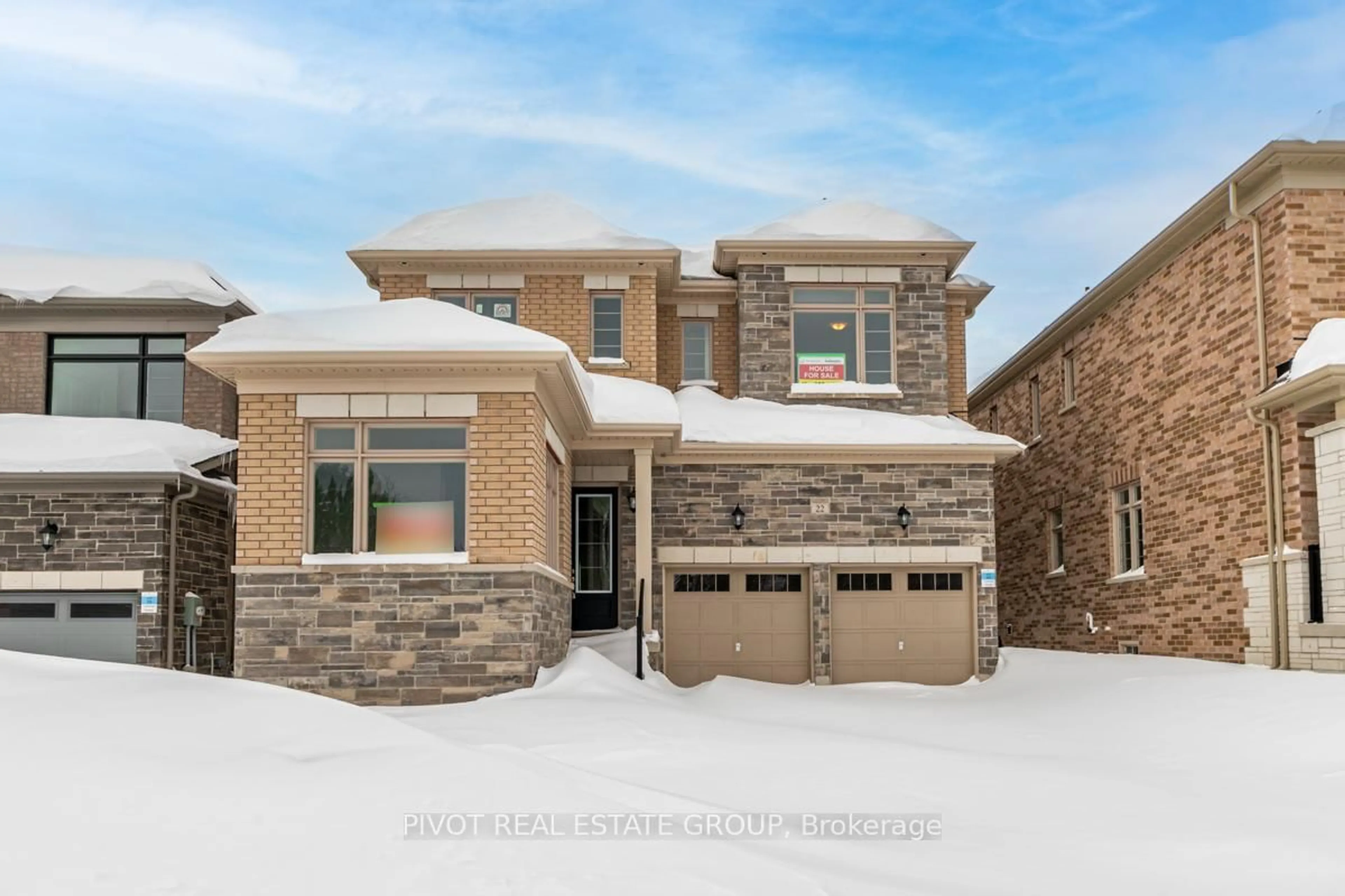 Home with brick exterior material, mountain view for 22 Hearn St, Bradford West Gwillimbury Ontario L3Z 4N9