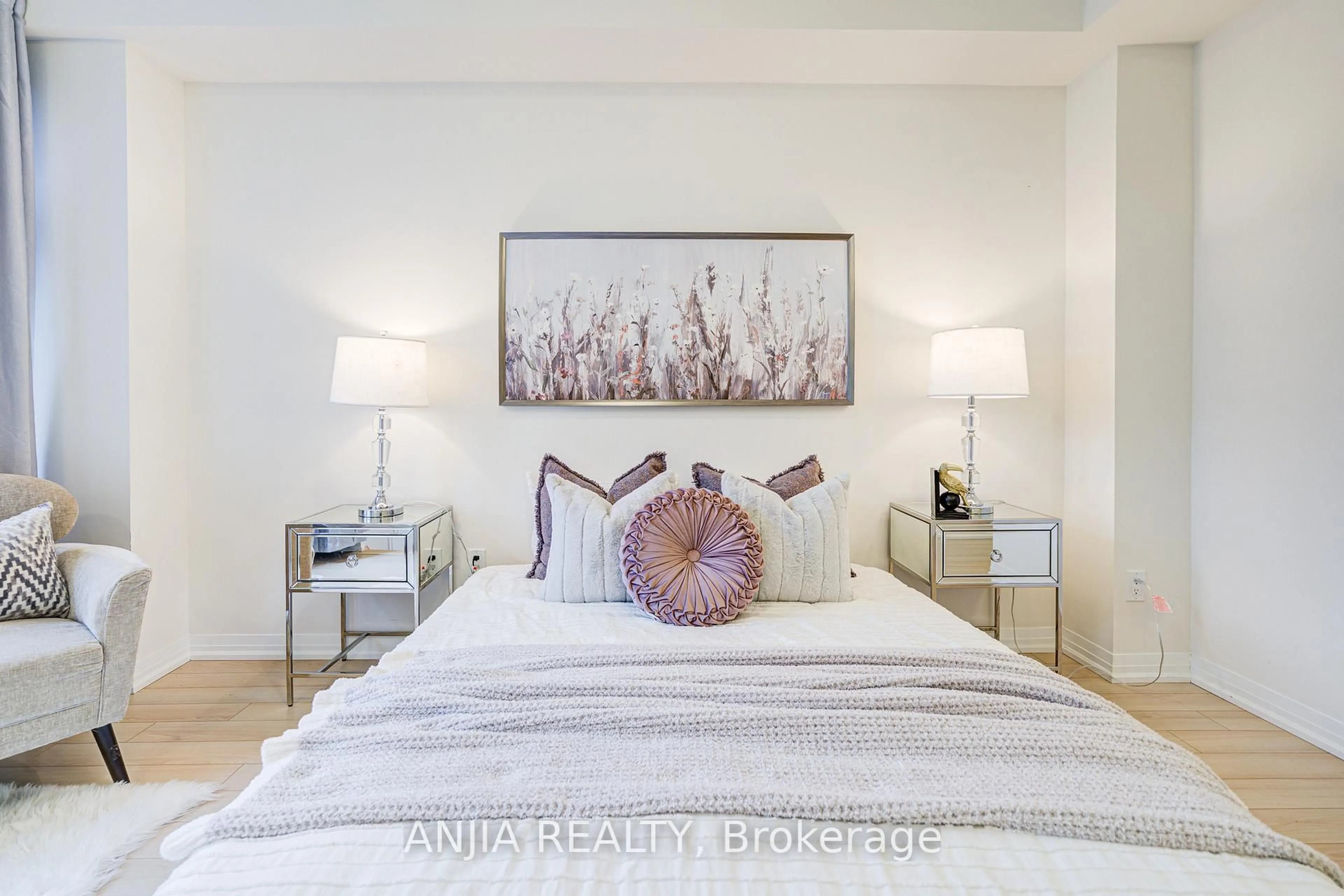 Bedroom with bed, unknown for 3 Carneros Way, Markham Ontario L6B 1R2