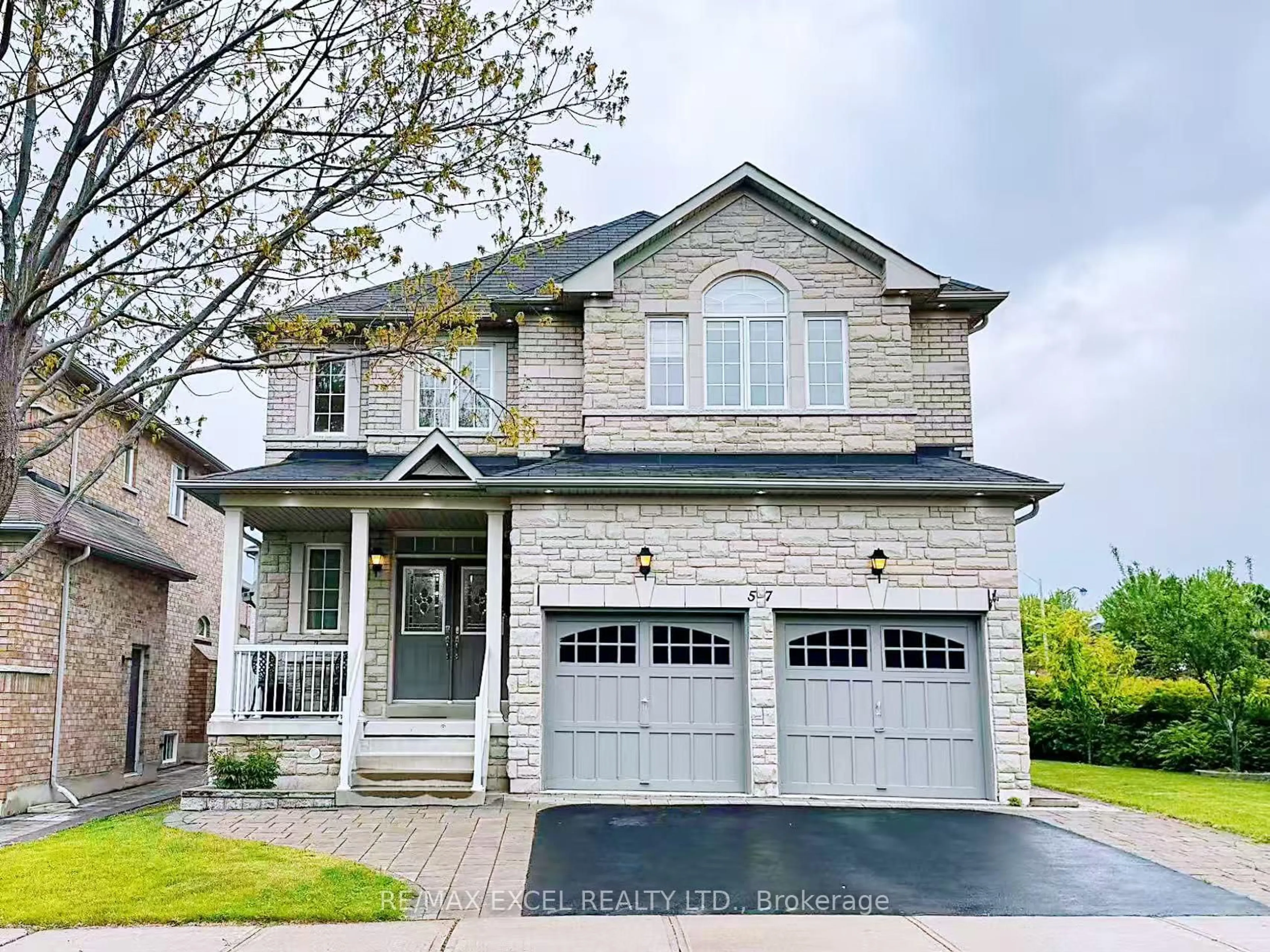 Home with brick exterior material, street for 57 Batchford Cres, Markham Ontario L6B 0C2