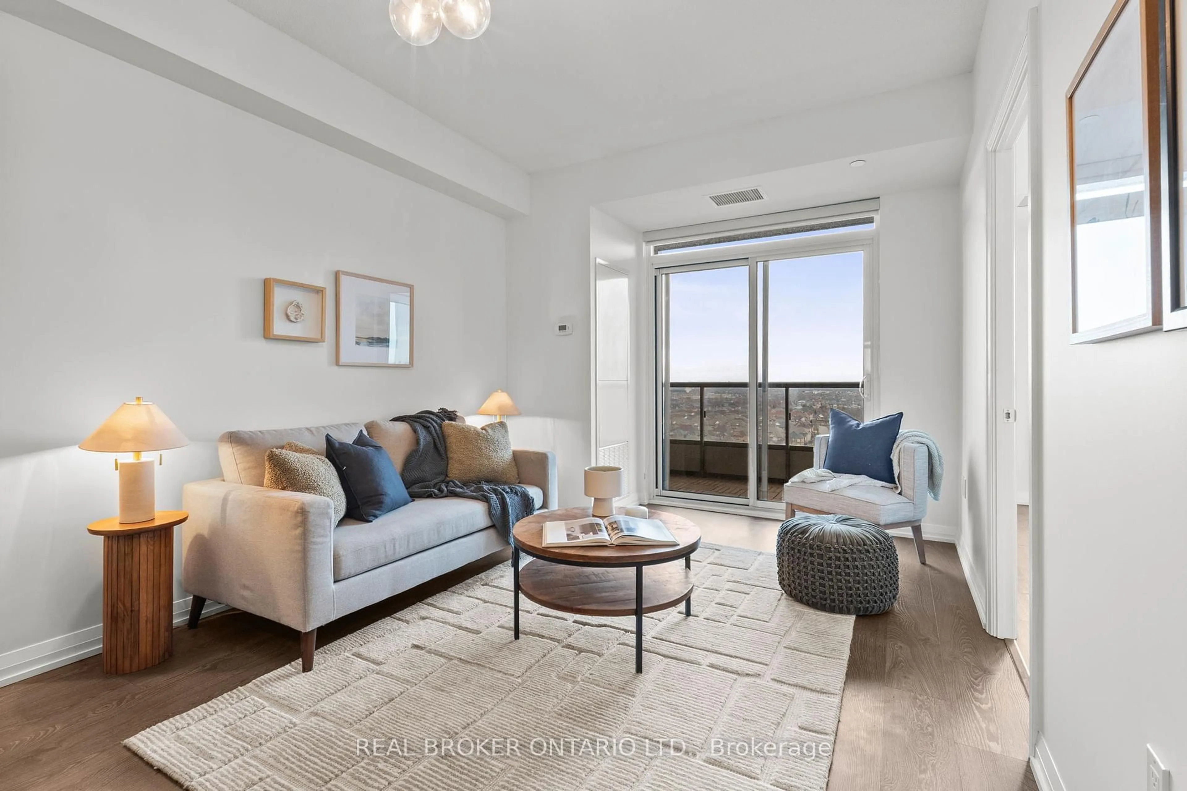 Living room with furniture, unknown for 9560 Markham Rd #1801, Markham Ontario L6E 0N6