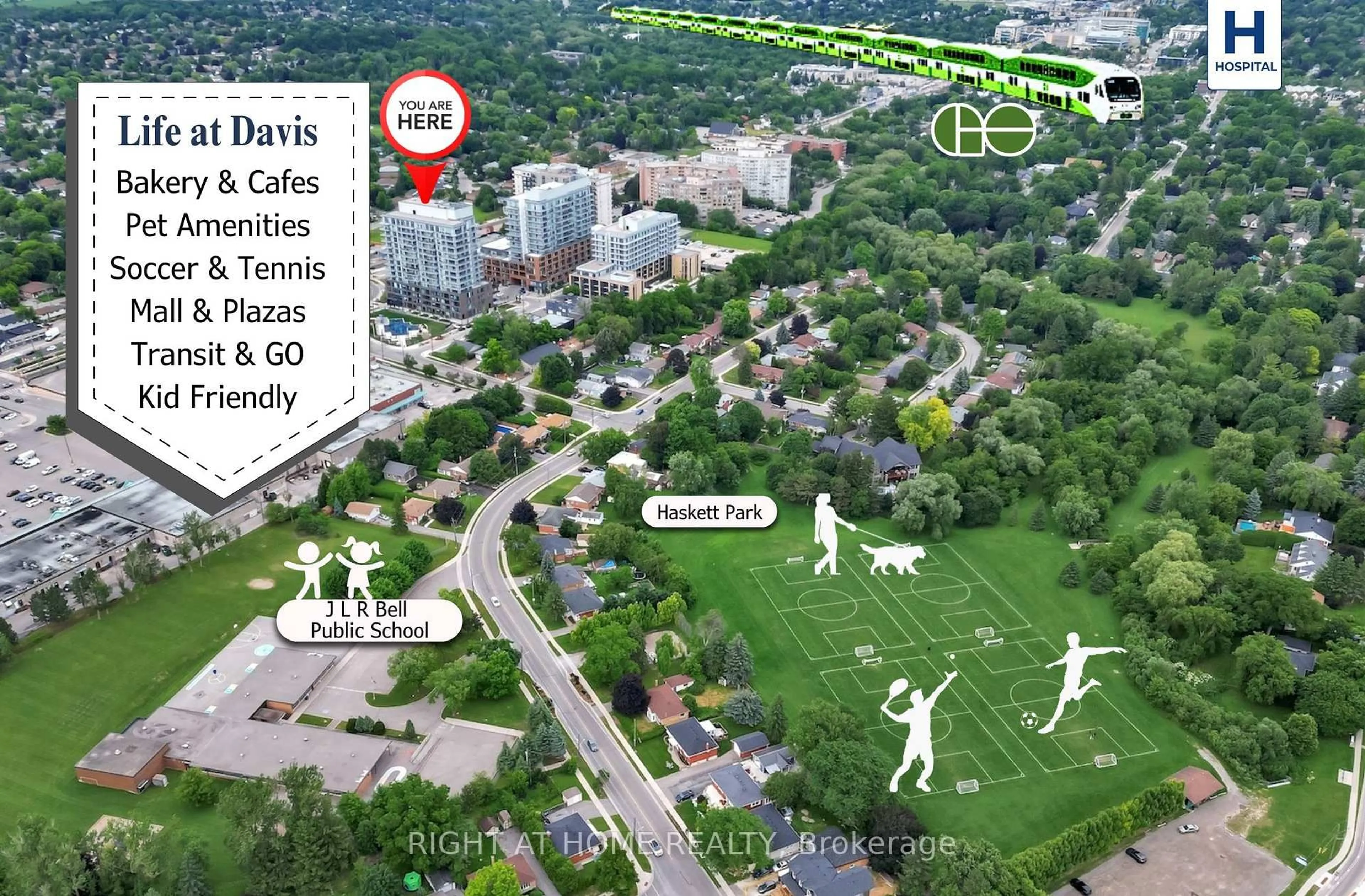Picture of a map for 185 Deerfield Rd #1212, Newmarket Ontario L3Y 0G7