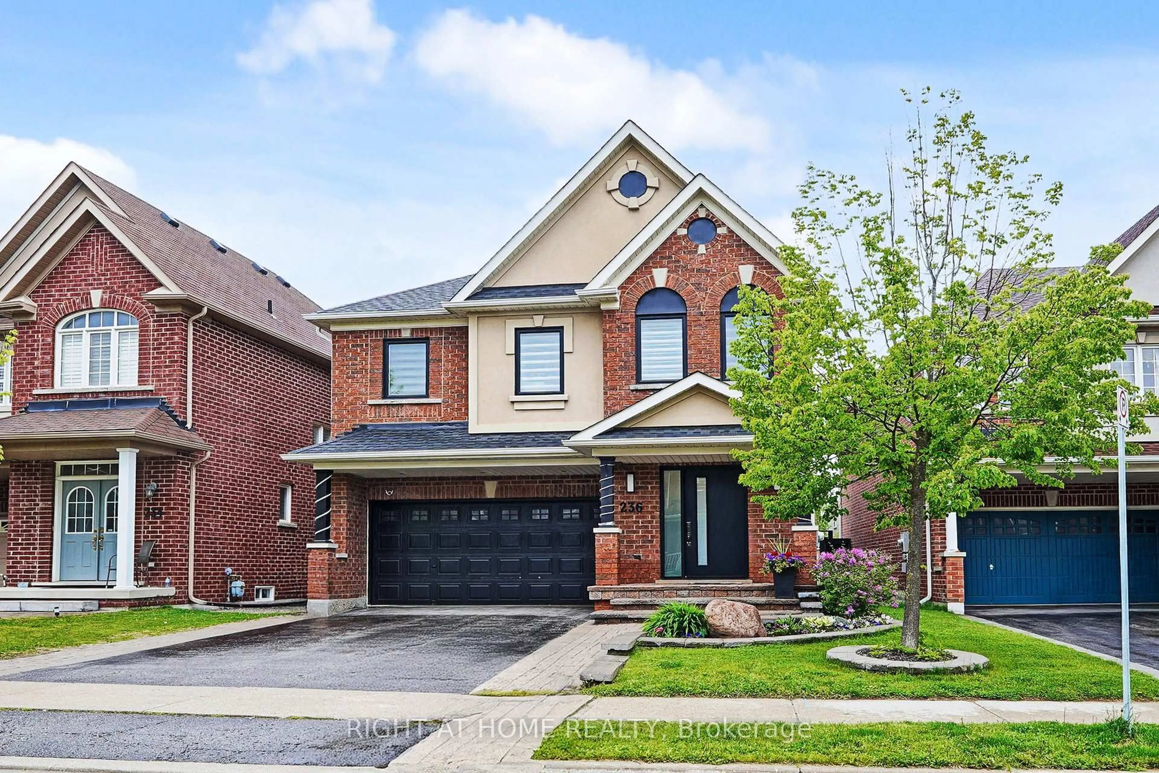 Home with brick exterior material, street for 236 Karl Rose Tr, Newmarket Ontario L3X 3J2