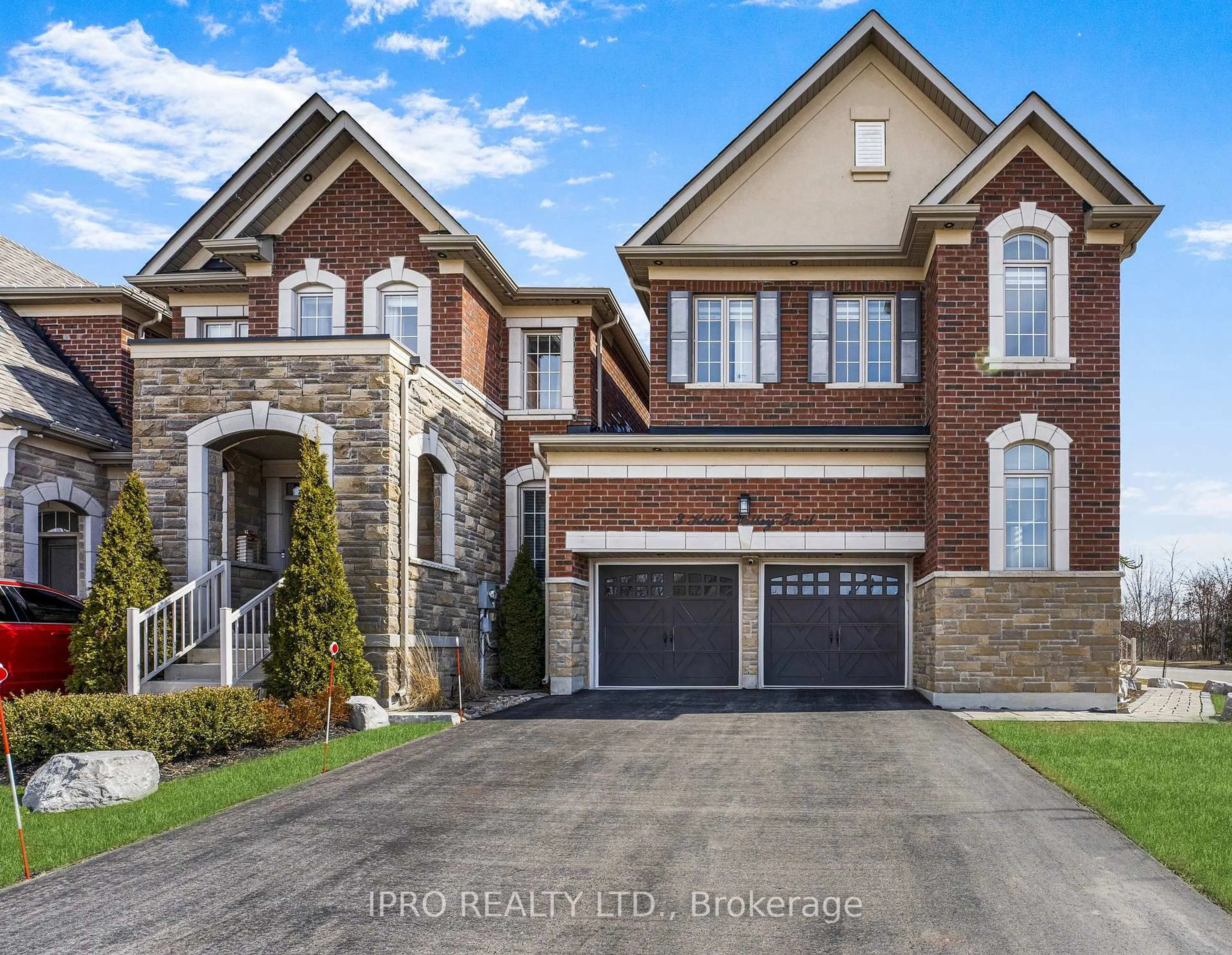 Home with brick exterior material, street for 3 Kettle Valley Tr, King Ontario L7B 0A6