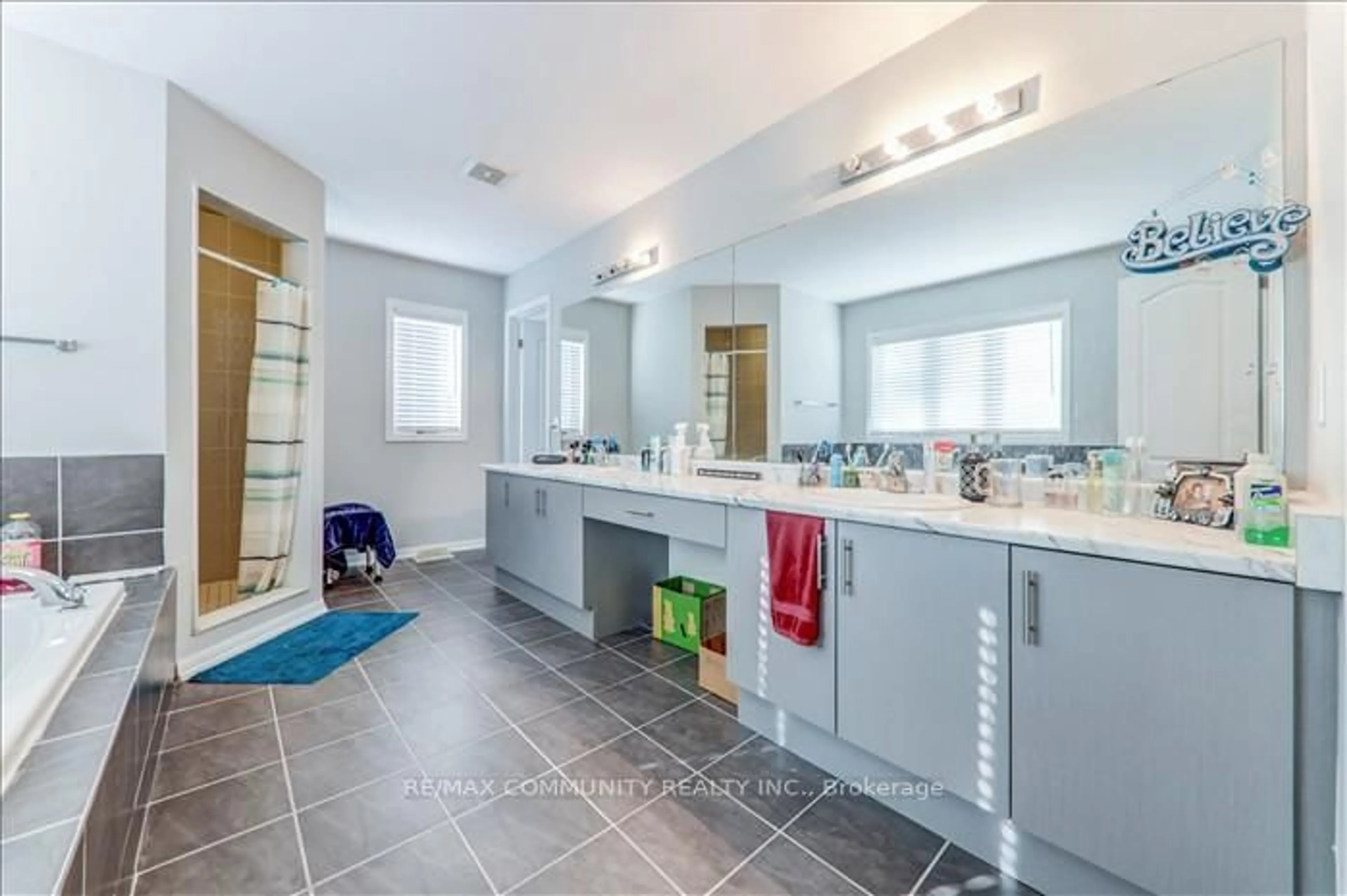 Contemporary bathroom, ceramic/tile floor for 22 Sunderland Meadows Dr, Brock Ontario L0C 1H0