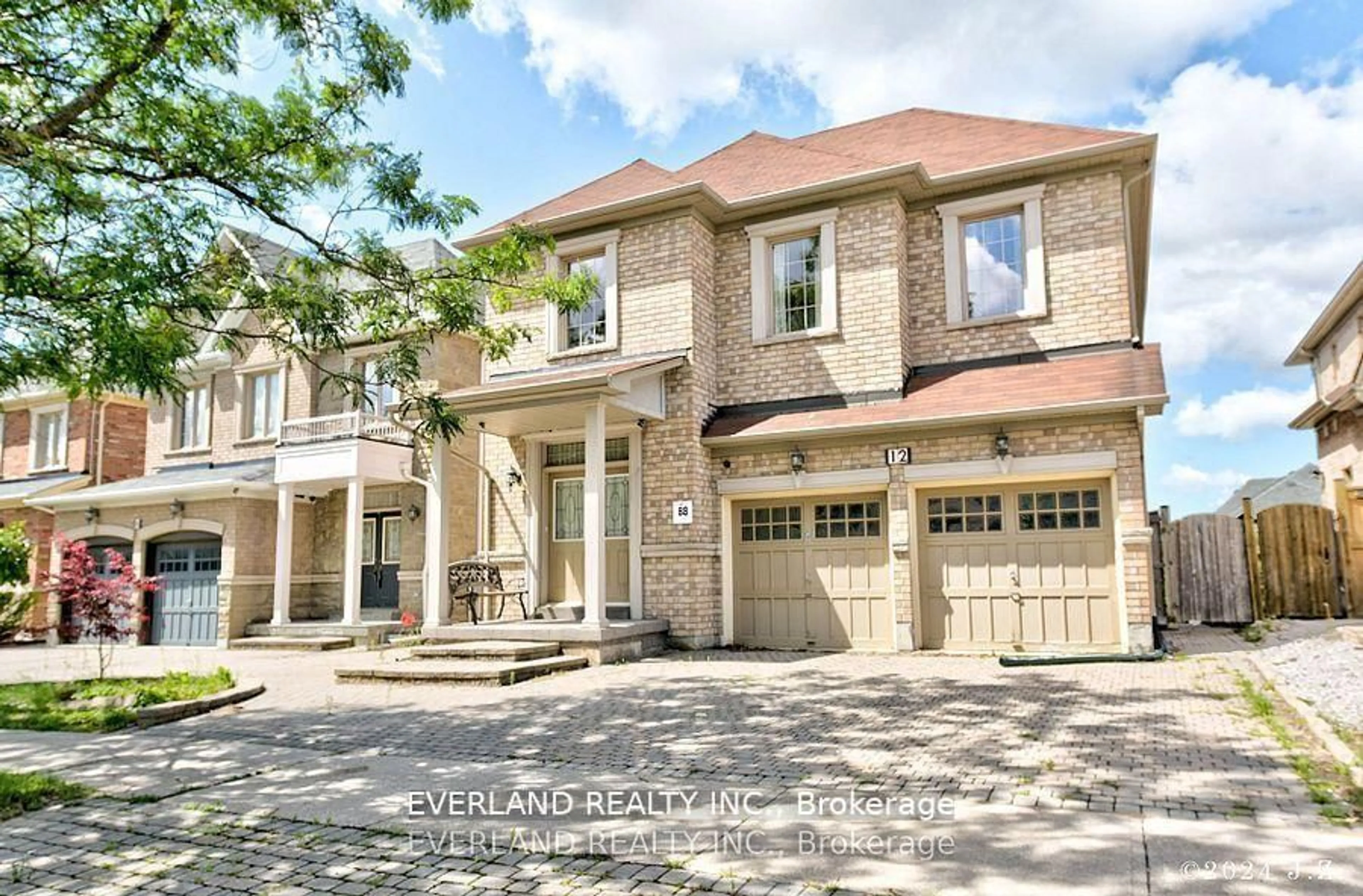 Home with brick exterior material, street for 12 Ferretti St, Vaughan Ontario L6A 0H7