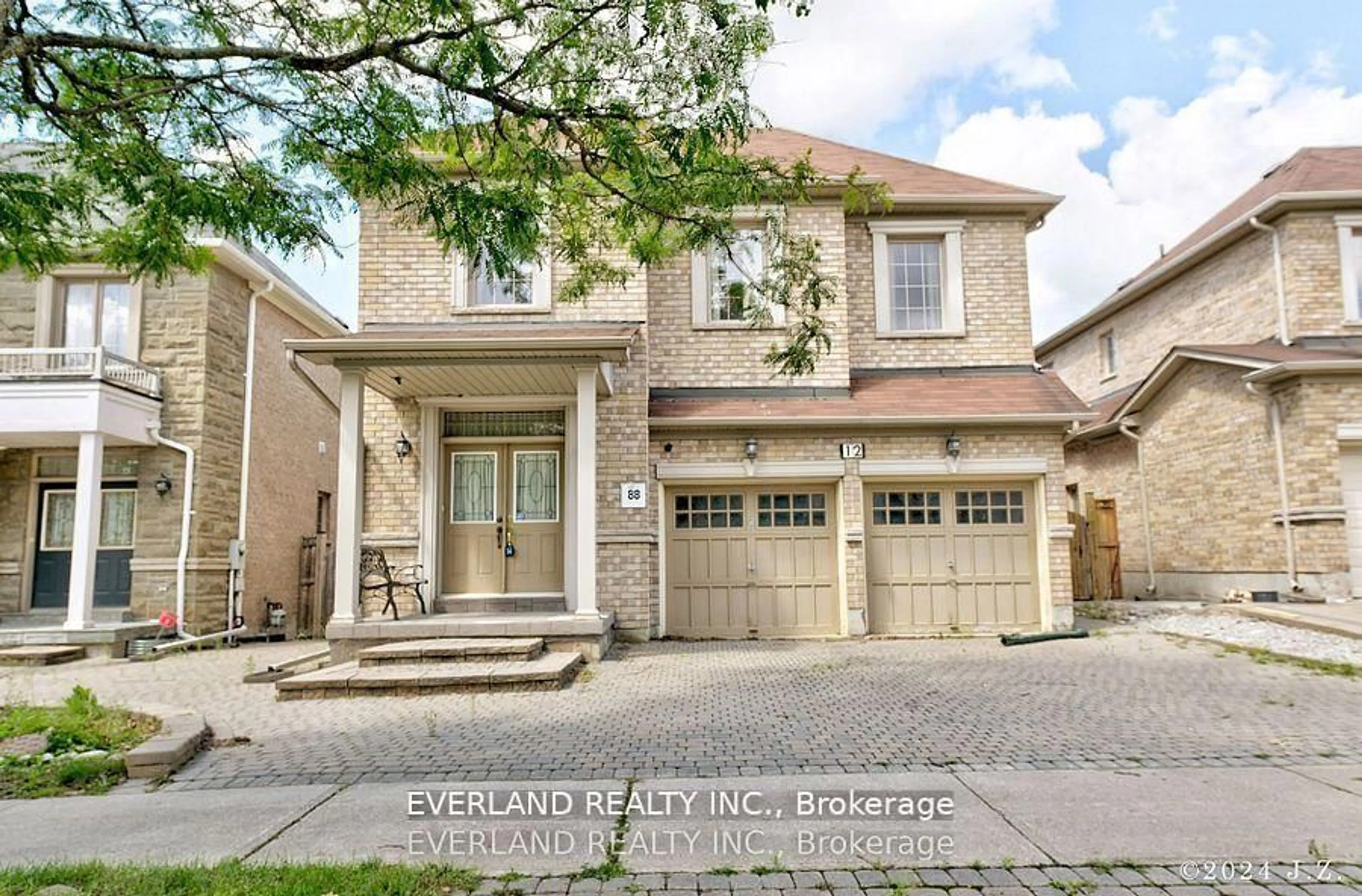 Home with brick exterior material, street for 12 Ferretti St, Vaughan Ontario L6A 0H7