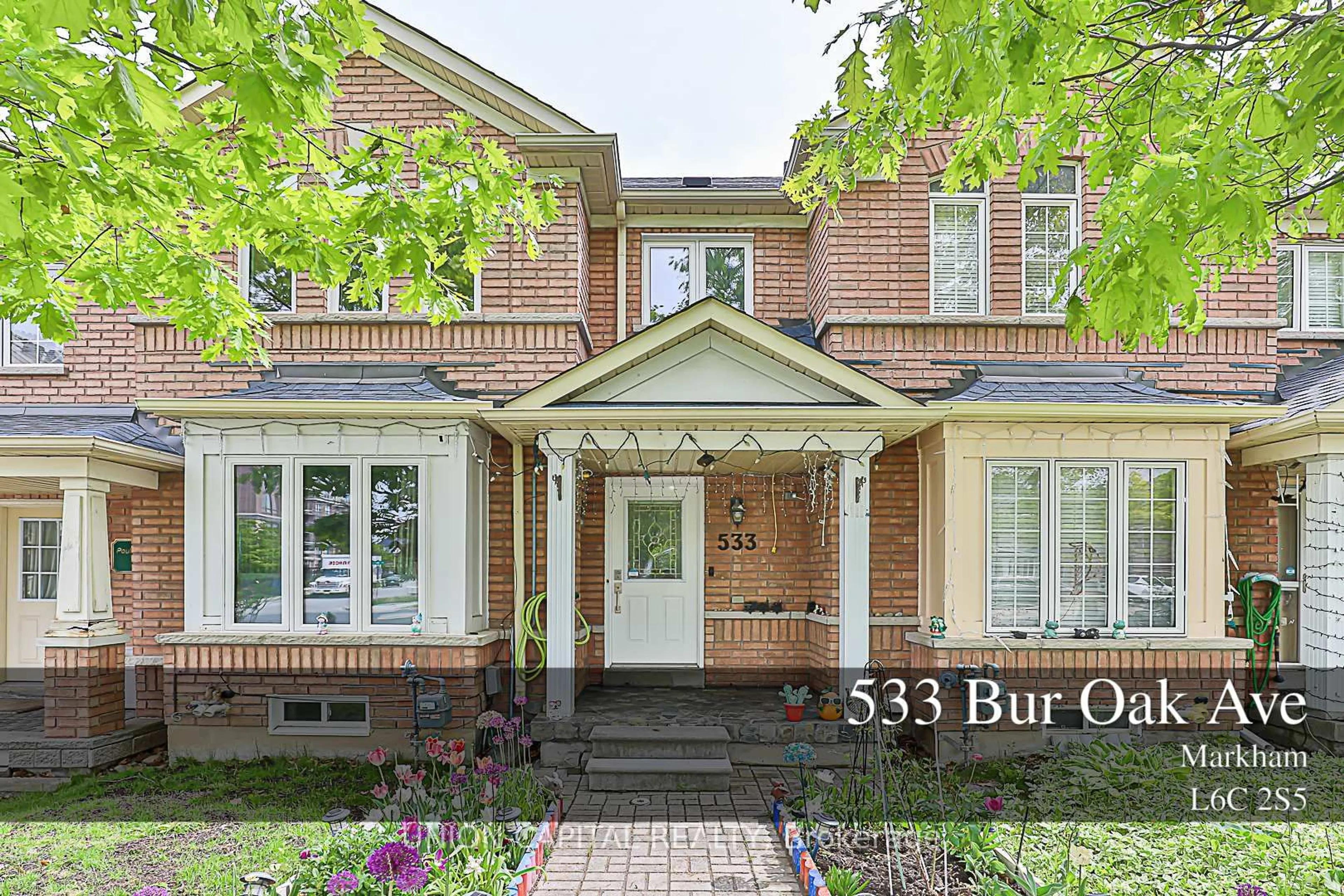 Home with brick exterior material, street for 533 Bur Oak Ave, Markham Ontario L6C 2S5