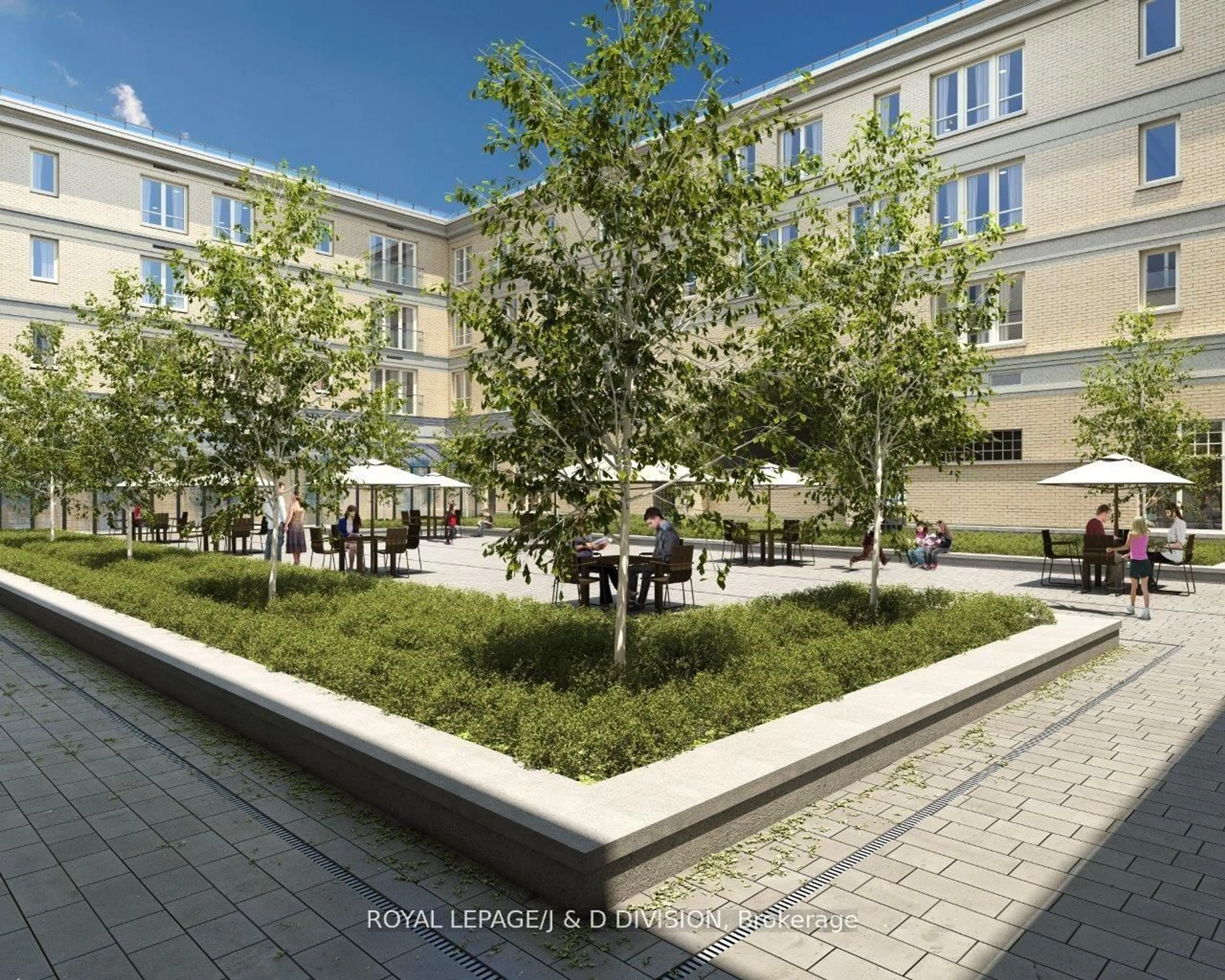 Patio, street for 101 Cathedral High St St #PH45, Markham Ontario L6C 3L8