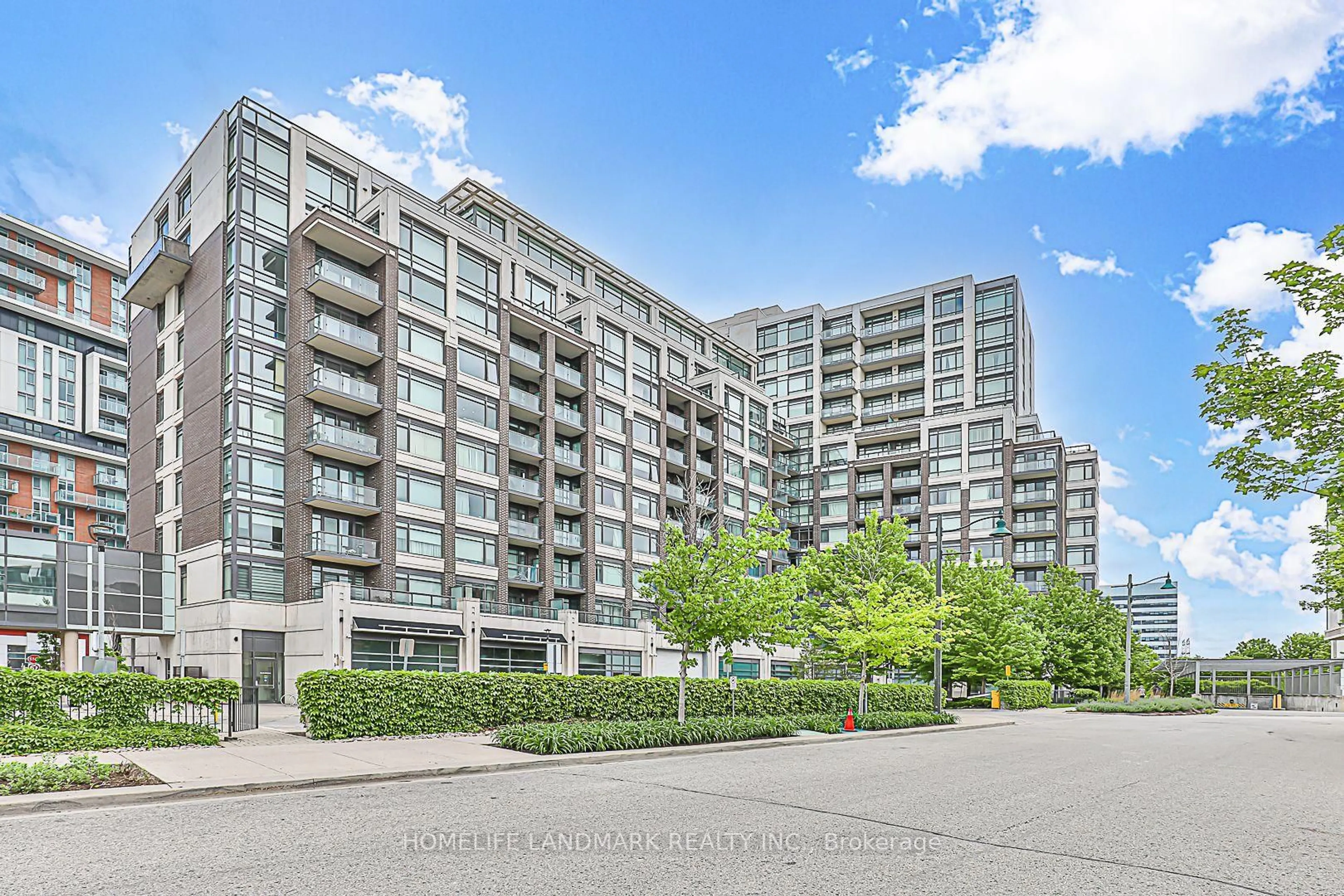 A pic from outside/outdoor area/front of a property/back of a property/a pic from drone, unknown for 8110 Birchmount Rd #1102, Markham Ontario L6G 0E3