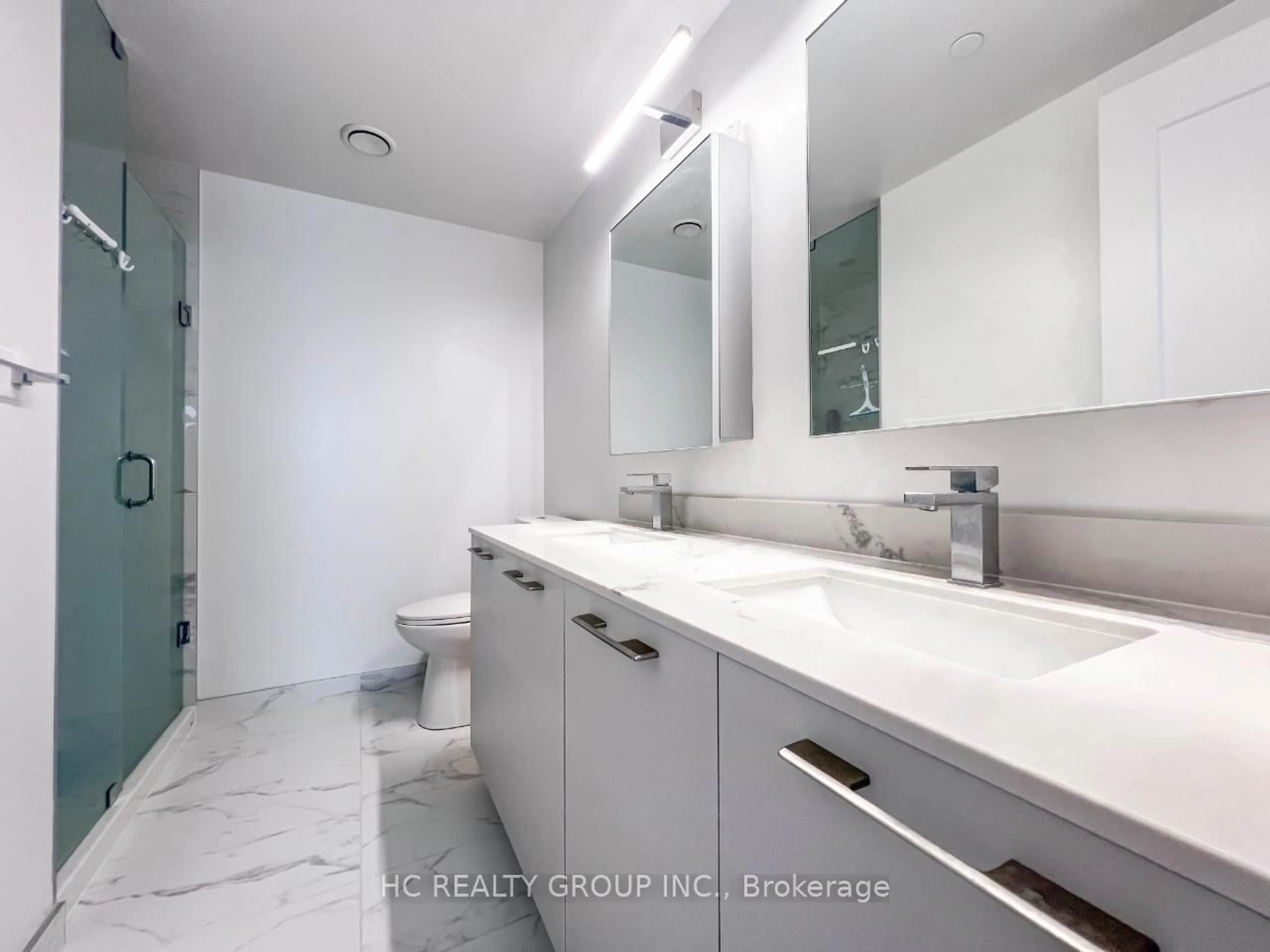 Standard bathroom, ceramic/tile floor for 8 Water Walk Dr #2710, Markham Ontario L3R 6L4