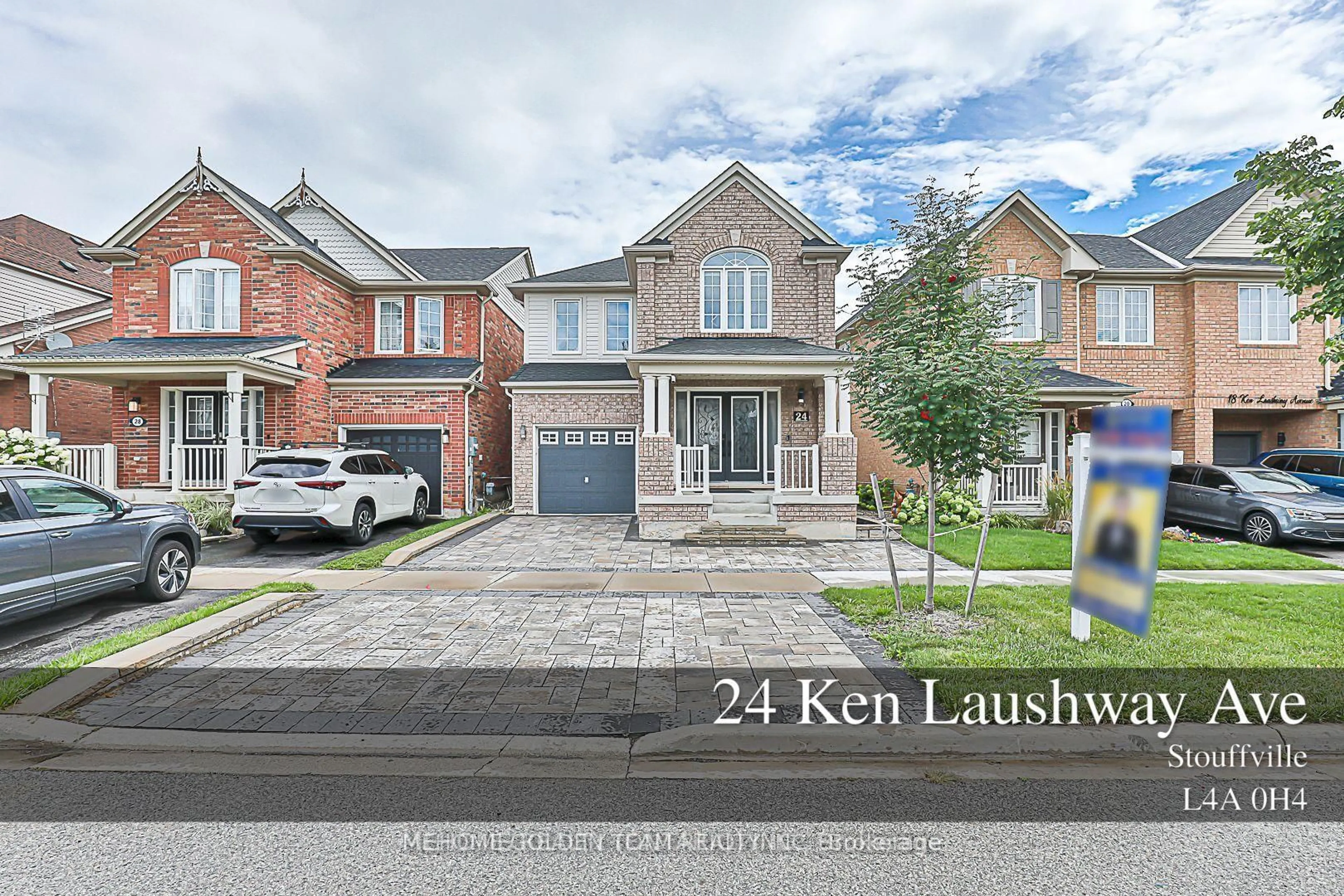 Home with brick exterior material, street for 24 Ken Laushway Ave, Whitchurch-Stouffville Ontario L4A 0H4