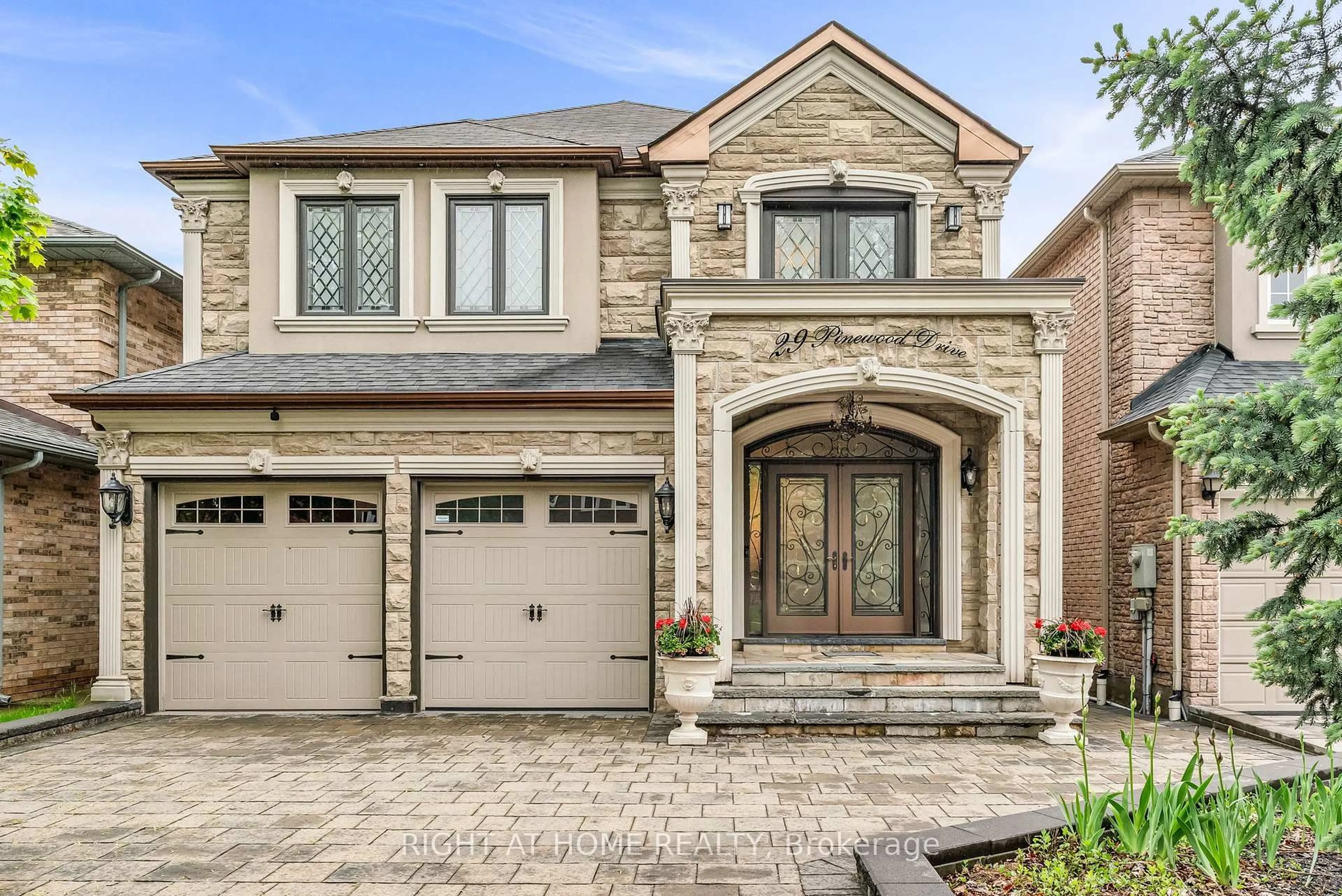 Home with brick exterior material, street for 29 Pinewood Dr, Vaughan Ontario L4J 5P4