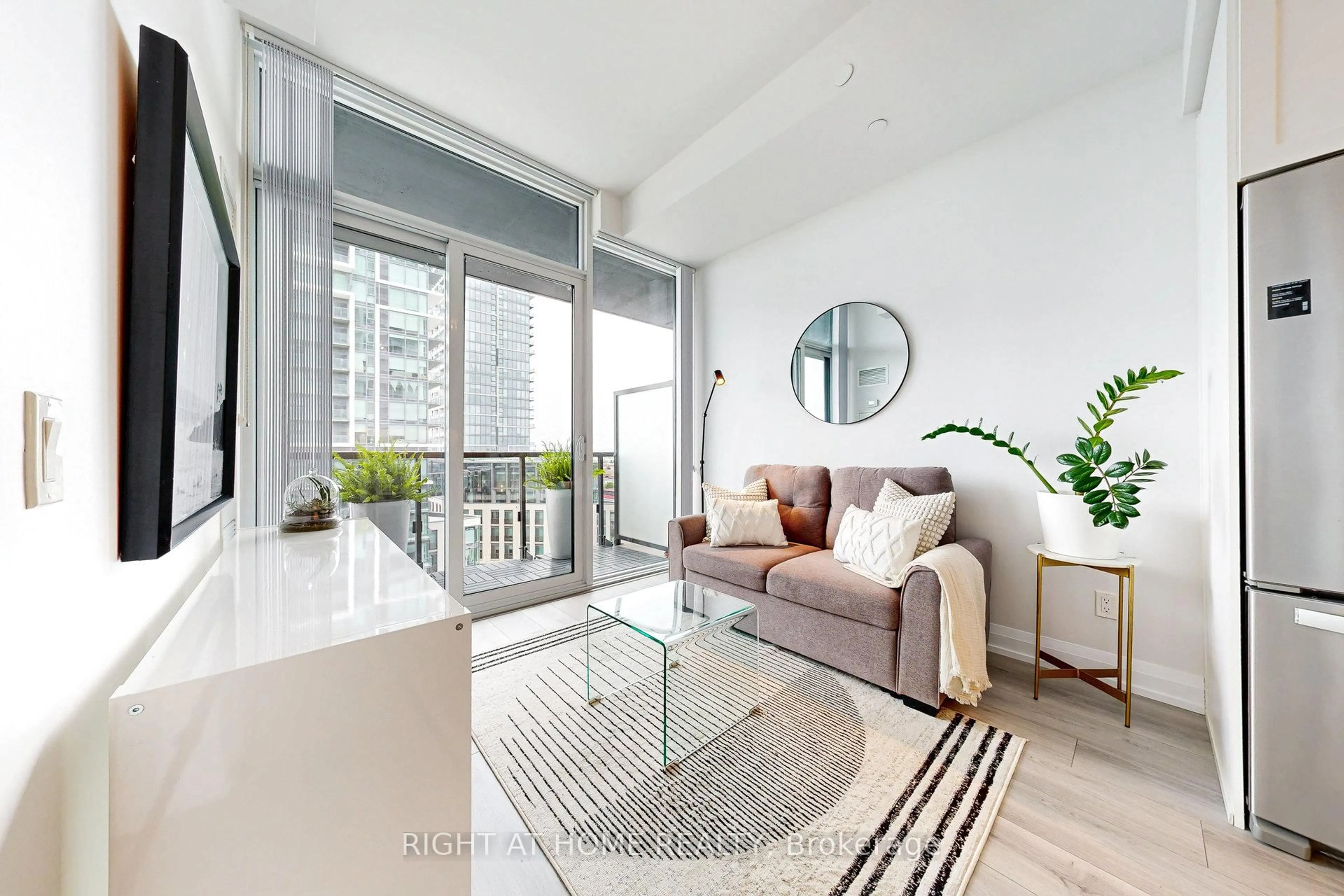 Living room with furniture, unknown for 7895 Jane St #907, Vaughan Ontario L4K 0K2