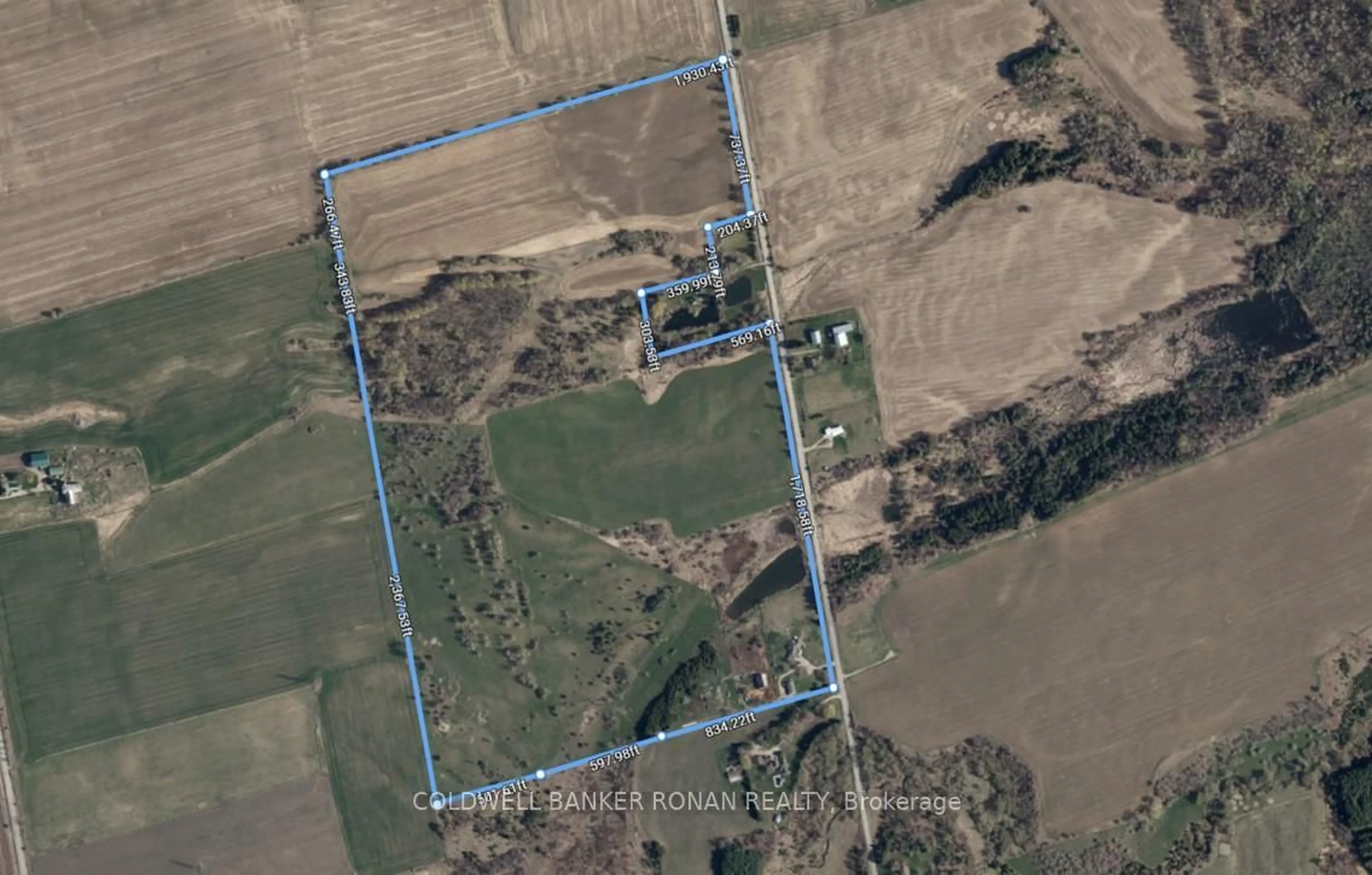 A pic from outside/outdoor area/front of a property/back of a property/a pic from drone, building for 5174 Concession Rd 4 N/A, Adjala-Tosorontio Ontario L0M 1J0