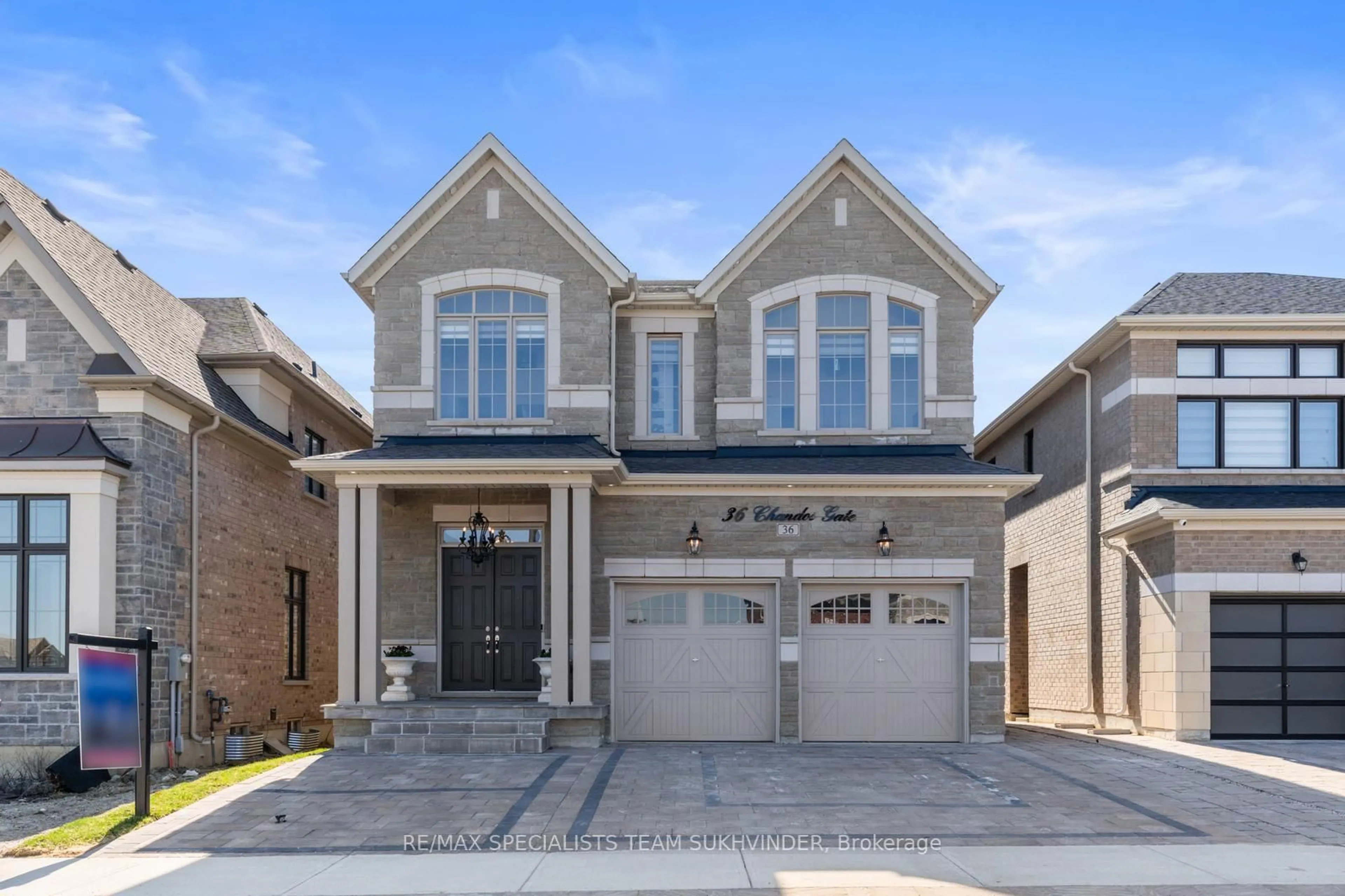 Home with brick exterior material, street for 36 Chandos Gate, Vaughan Ontario L4H 4K6