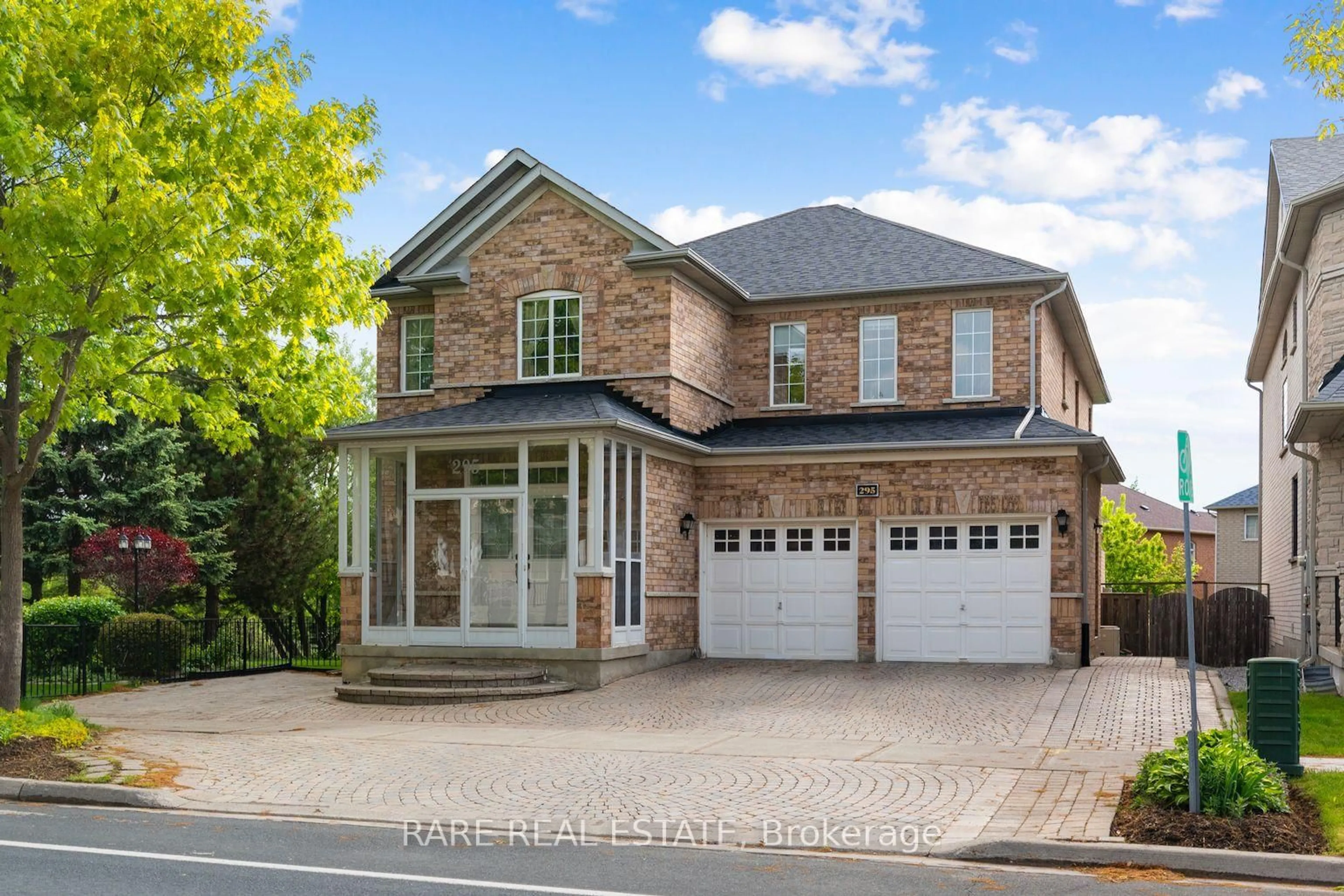 Home with brick exterior material, street for 295 Stonebridge Dr, Markham Ontario L6C 2Y1