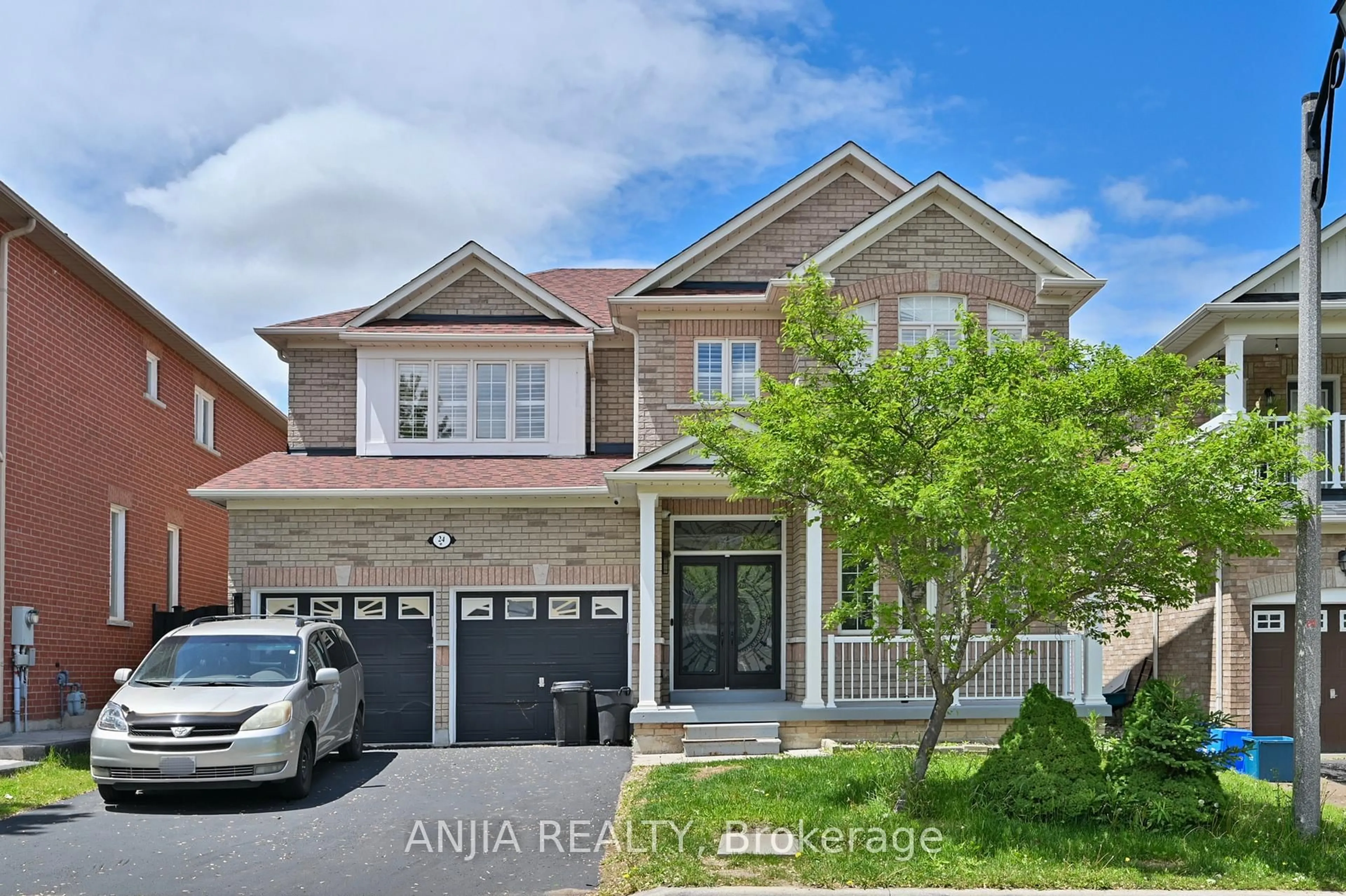 Home with brick exterior material, street for 24 Solace Rd, Markham Ontario L6E 0A3