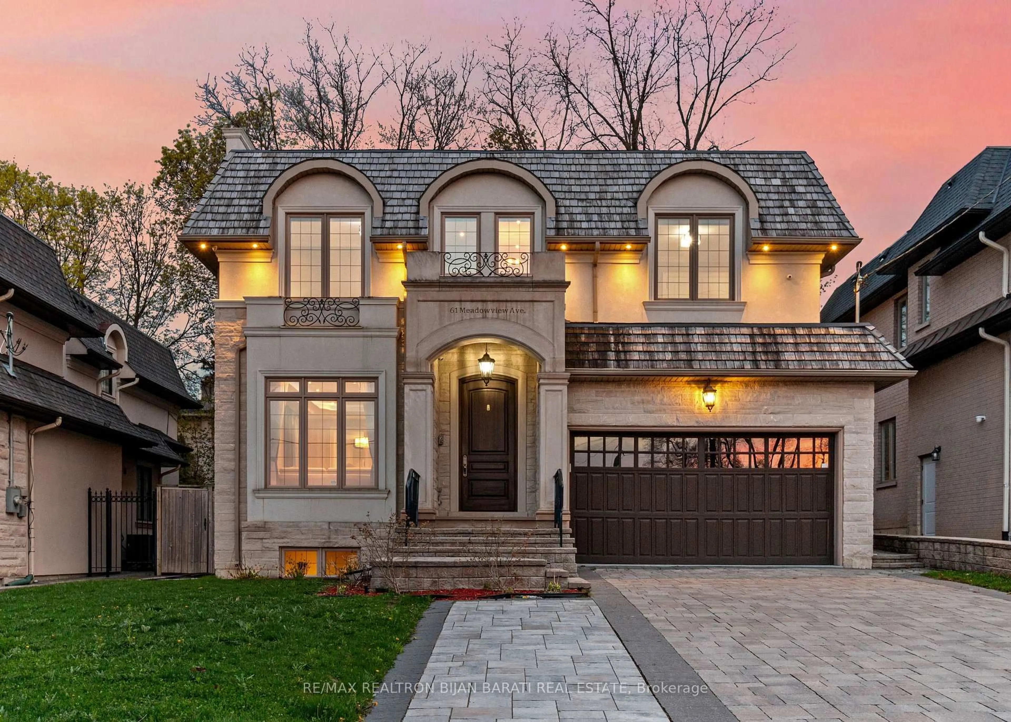 Home with brick exterior material, street for 61 Meadowview Ave, Markham Ontario L3T 1K6