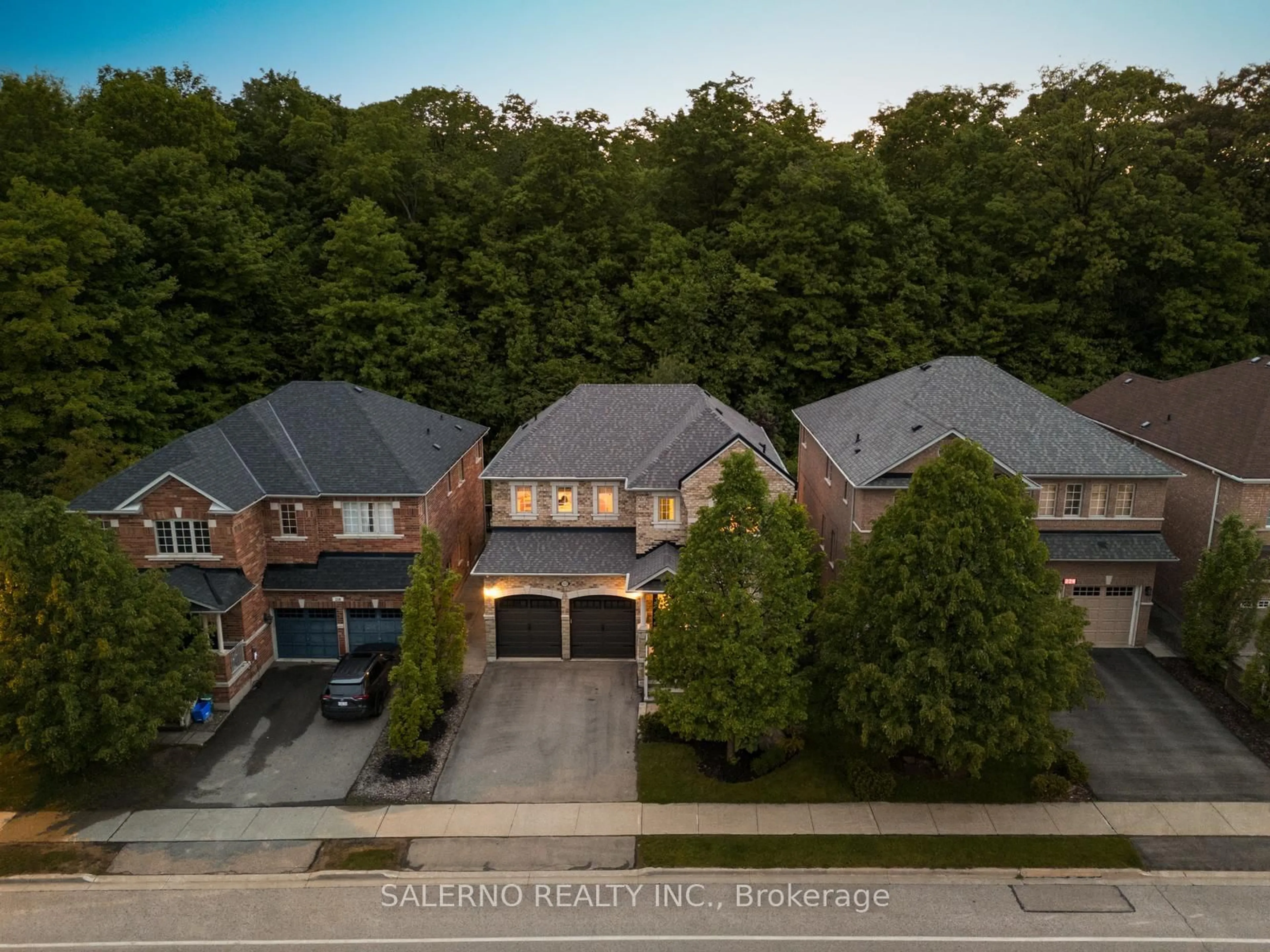 A pic from outside/outdoor area/front of a property/back of a property/a pic from drone, street for 222 Via Campanile N/A, Vaughan Ontario L4H 3J8