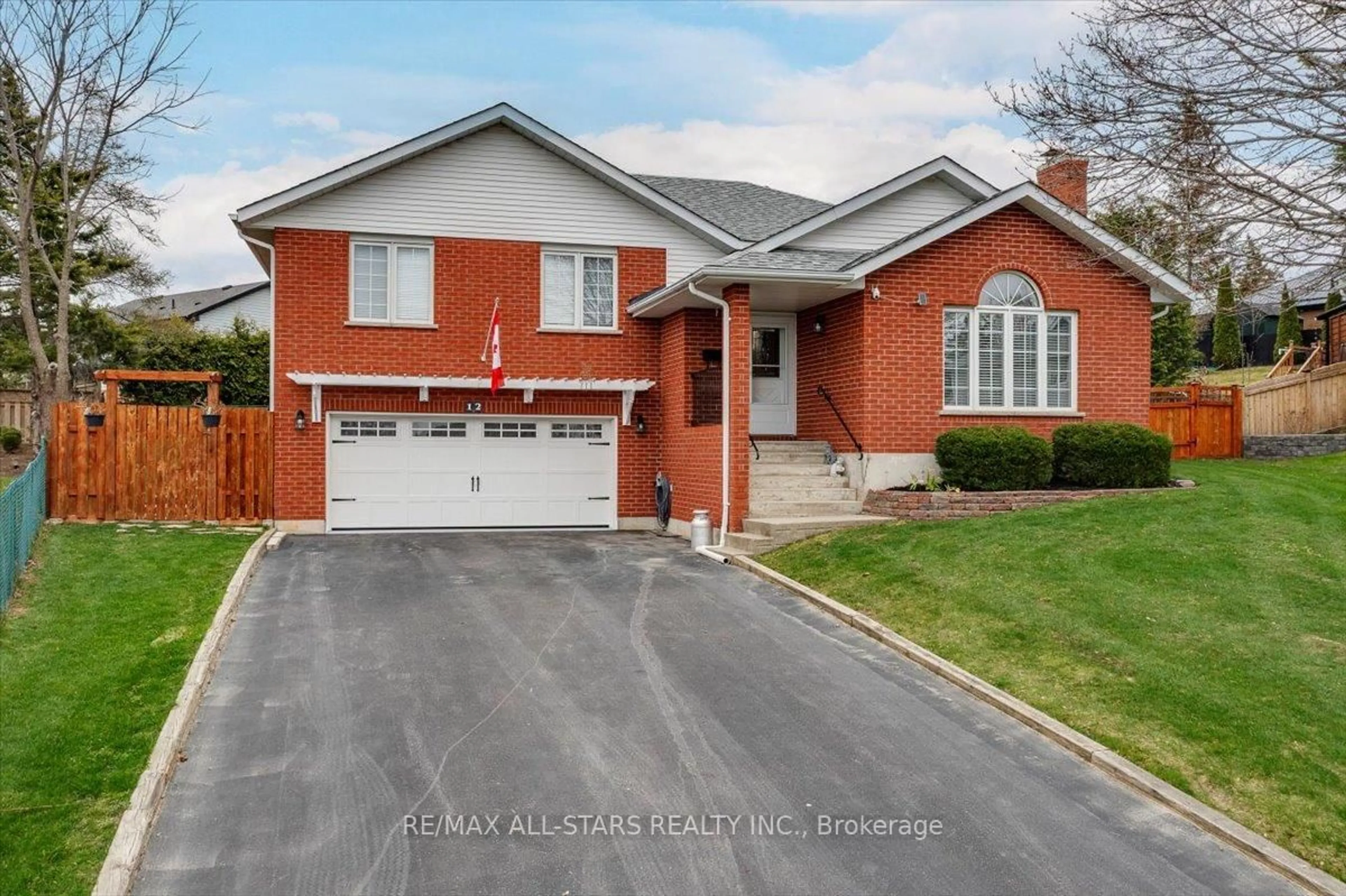 Home with brick exterior material, street for 12 David Cres, Brock Ontario L0E 1E0