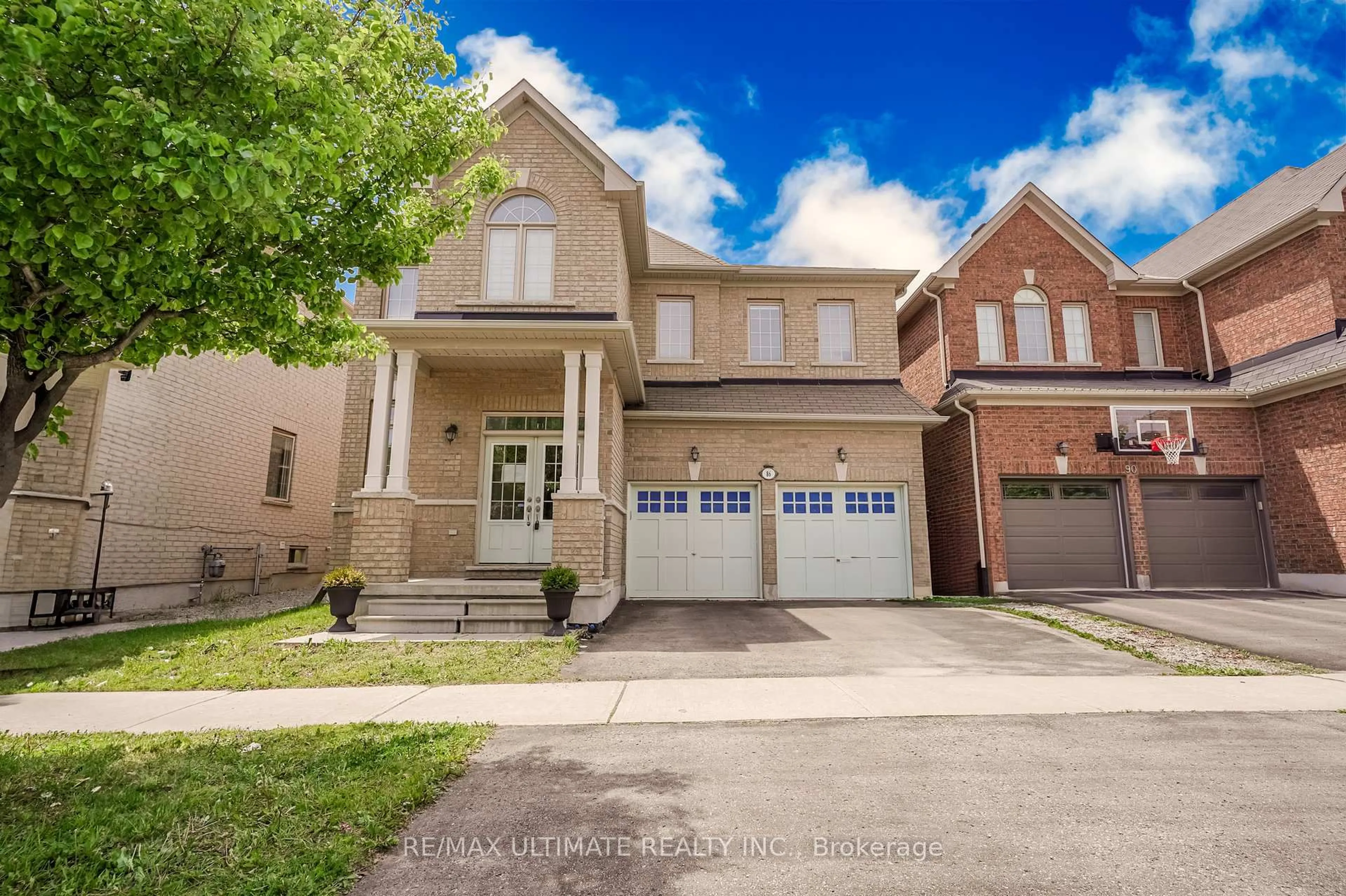 Home with brick exterior material, street for 86 Hammersly Blvd, Markham Ontario L6E 0L1