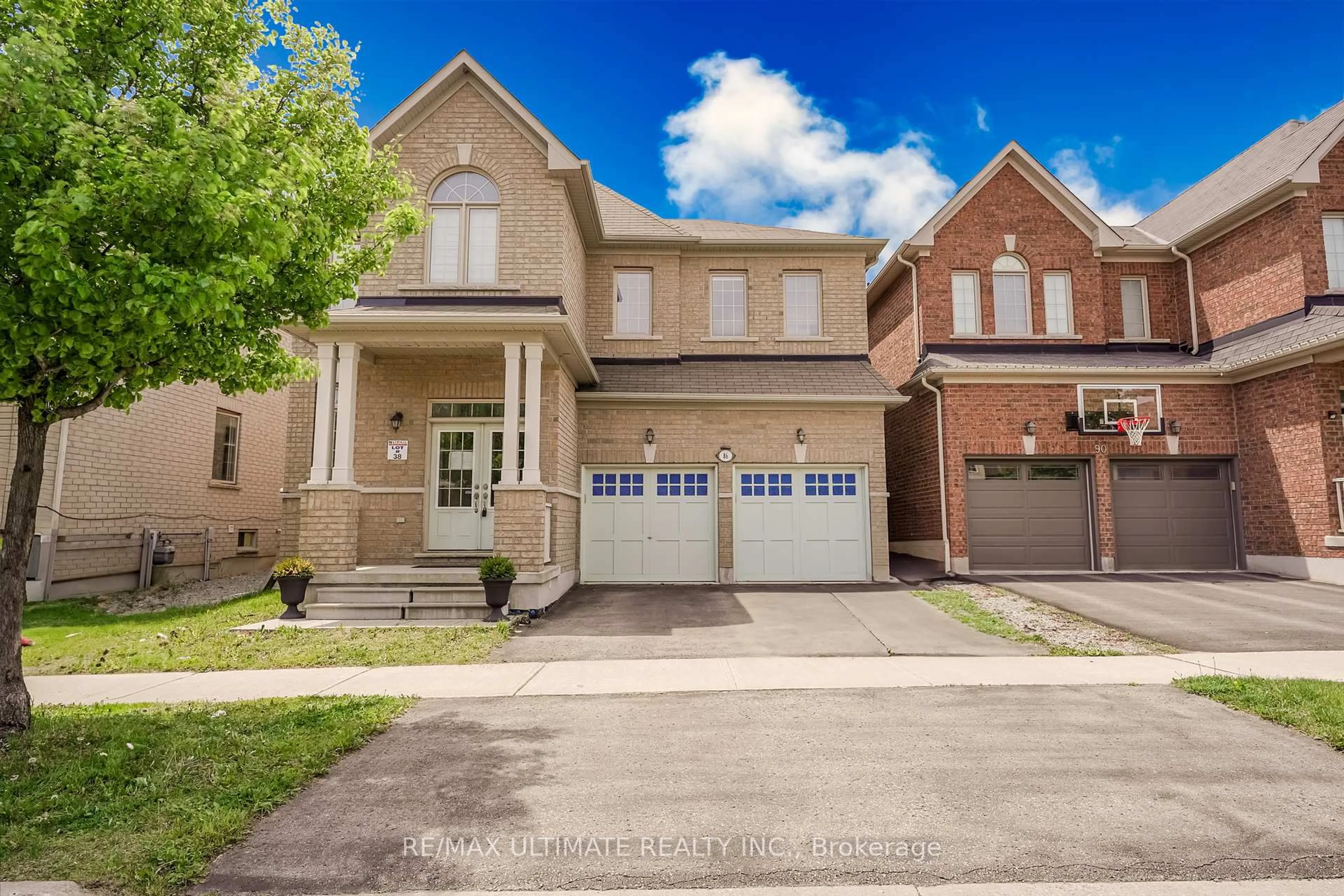 Home with brick exterior material, street for 86 Hammersly Blvd, Markham Ontario L6E 0L1