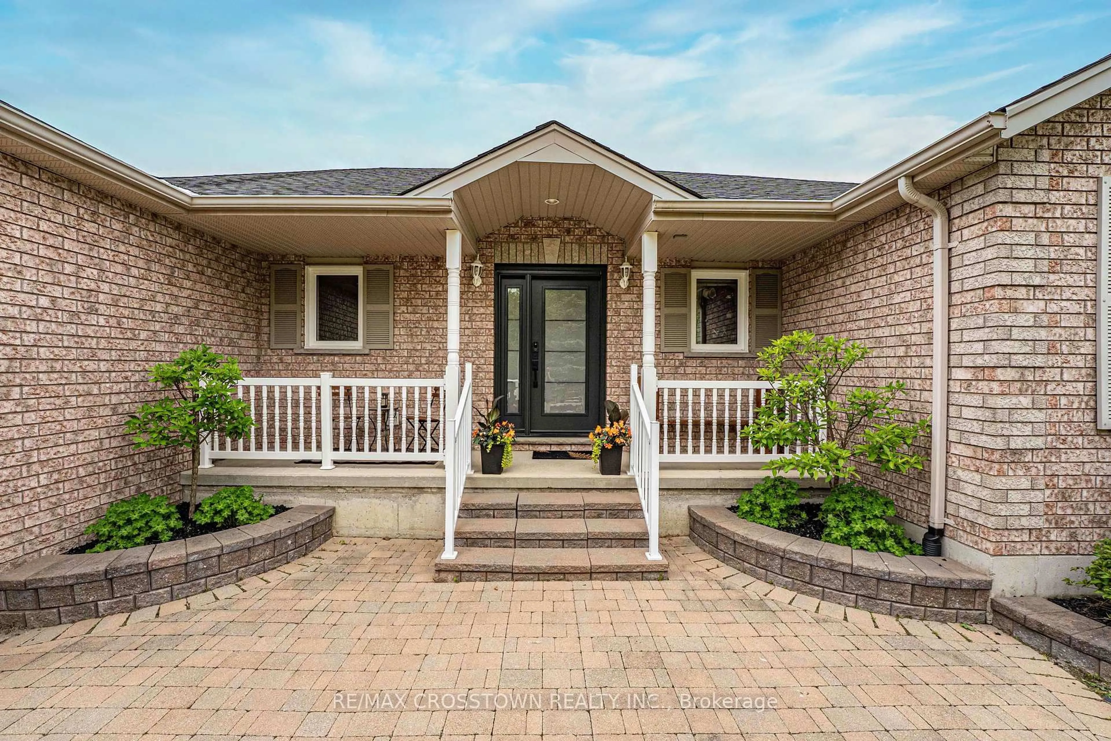 Home with brick exterior material, street for 5870 Old Mill Rd, Essa Ontario L0M 1T0