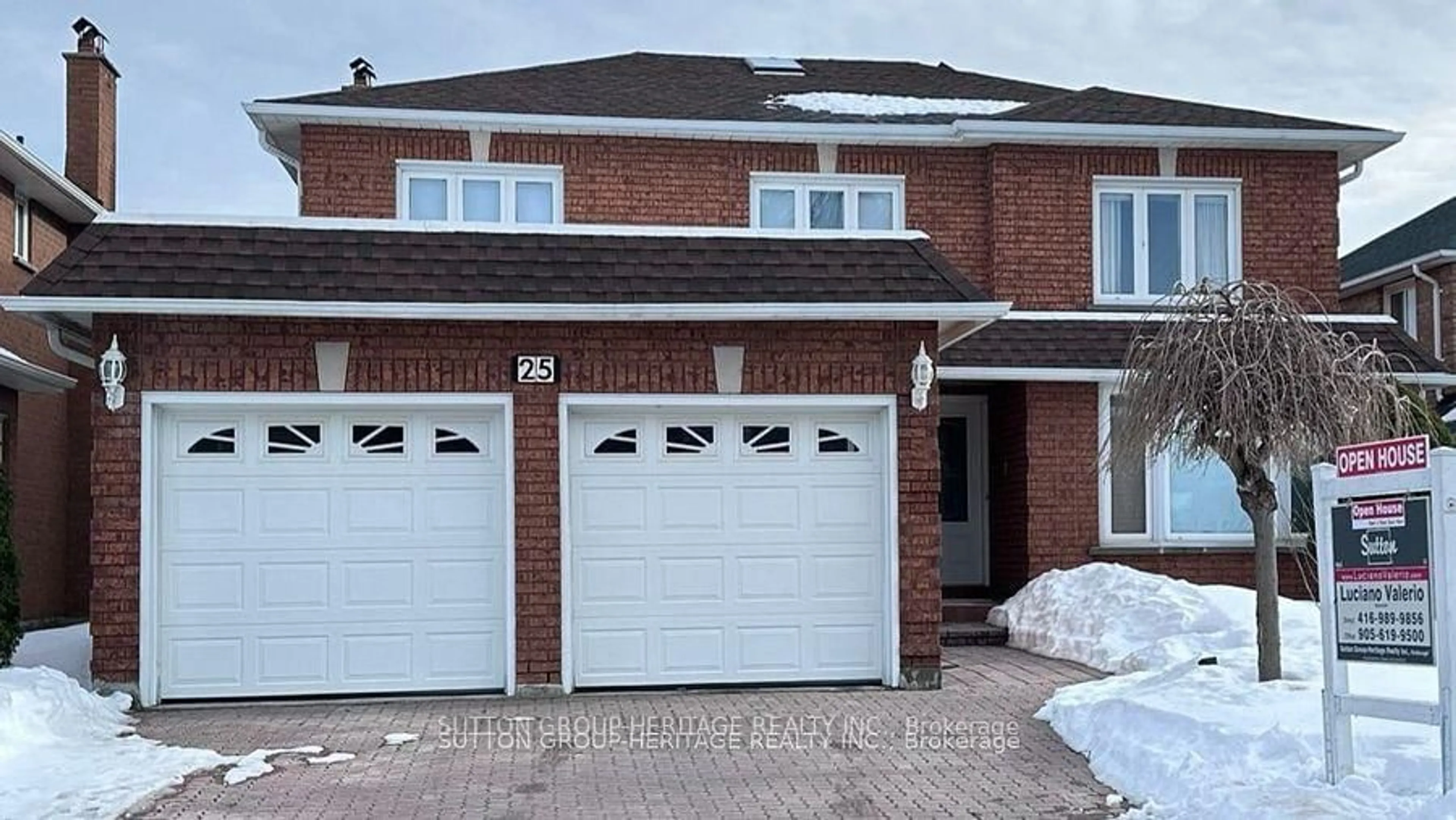 Home with brick exterior material, street for 25 Jimston Dr, Markham Ontario L3R 6S1
