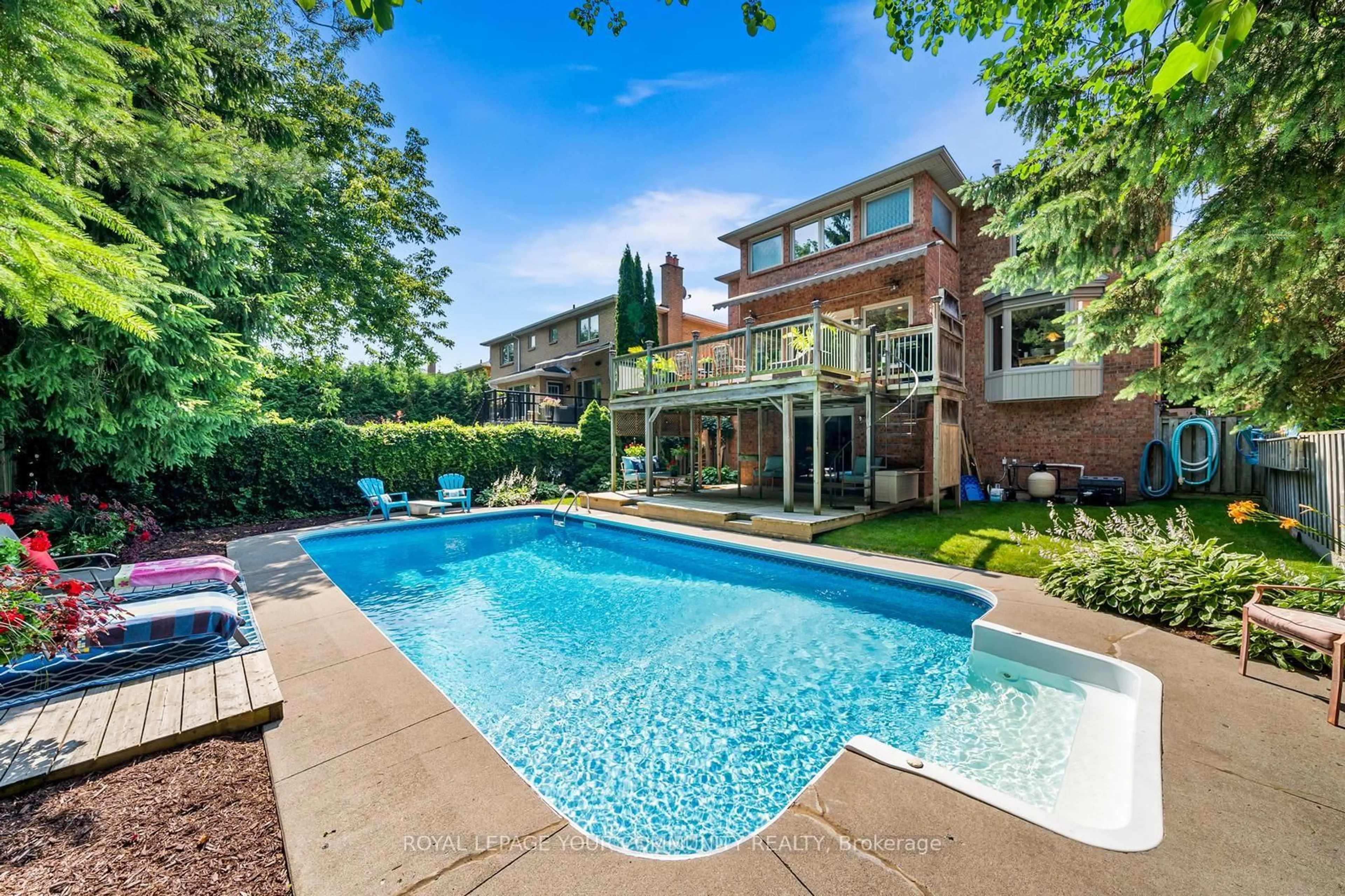 Pool for 48 Lanewood Dr, Aurora Ontario L4G 4T8