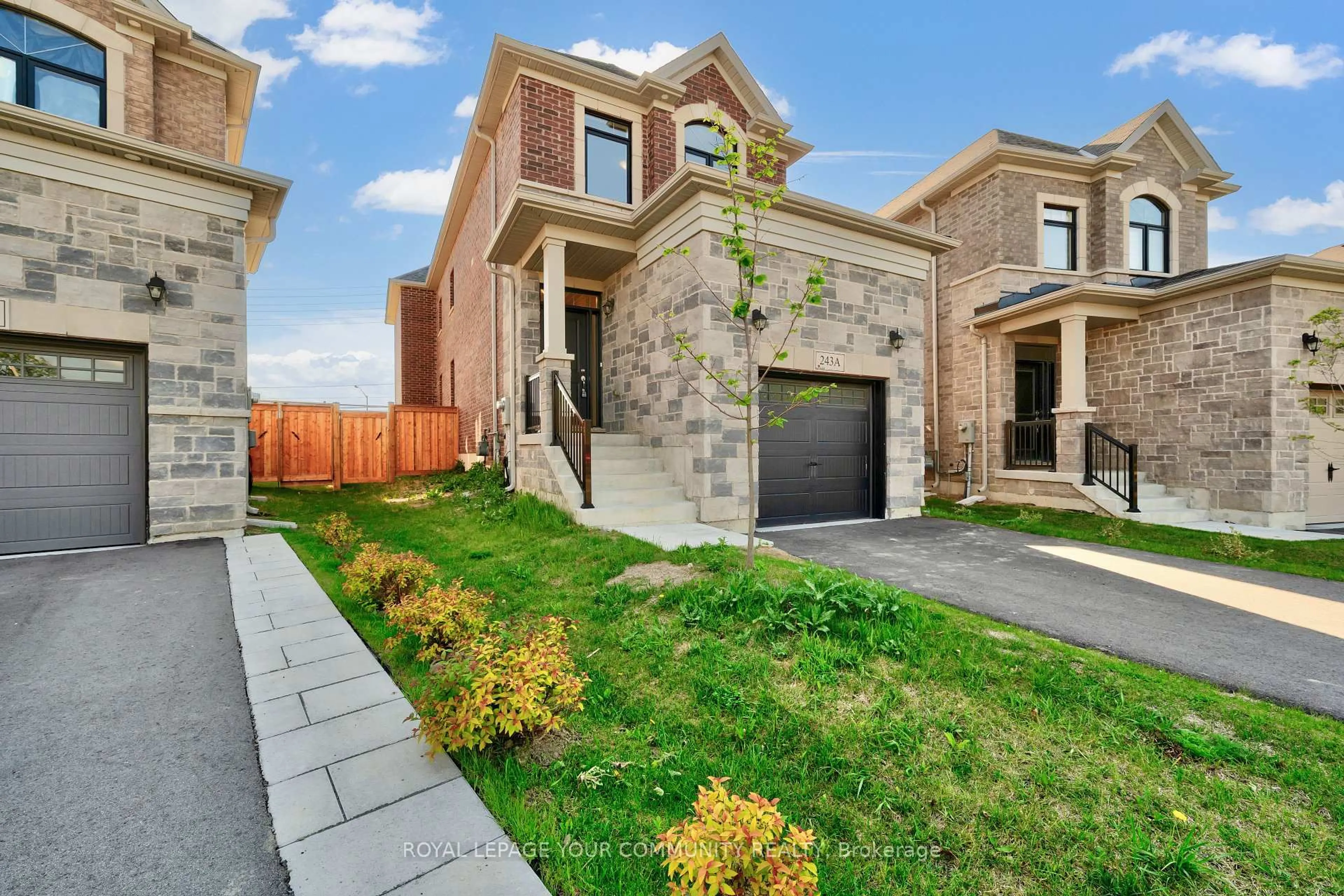 Home with brick exterior material, street for 243A Andy Cres, Vaughan Ontario L4H 1C6