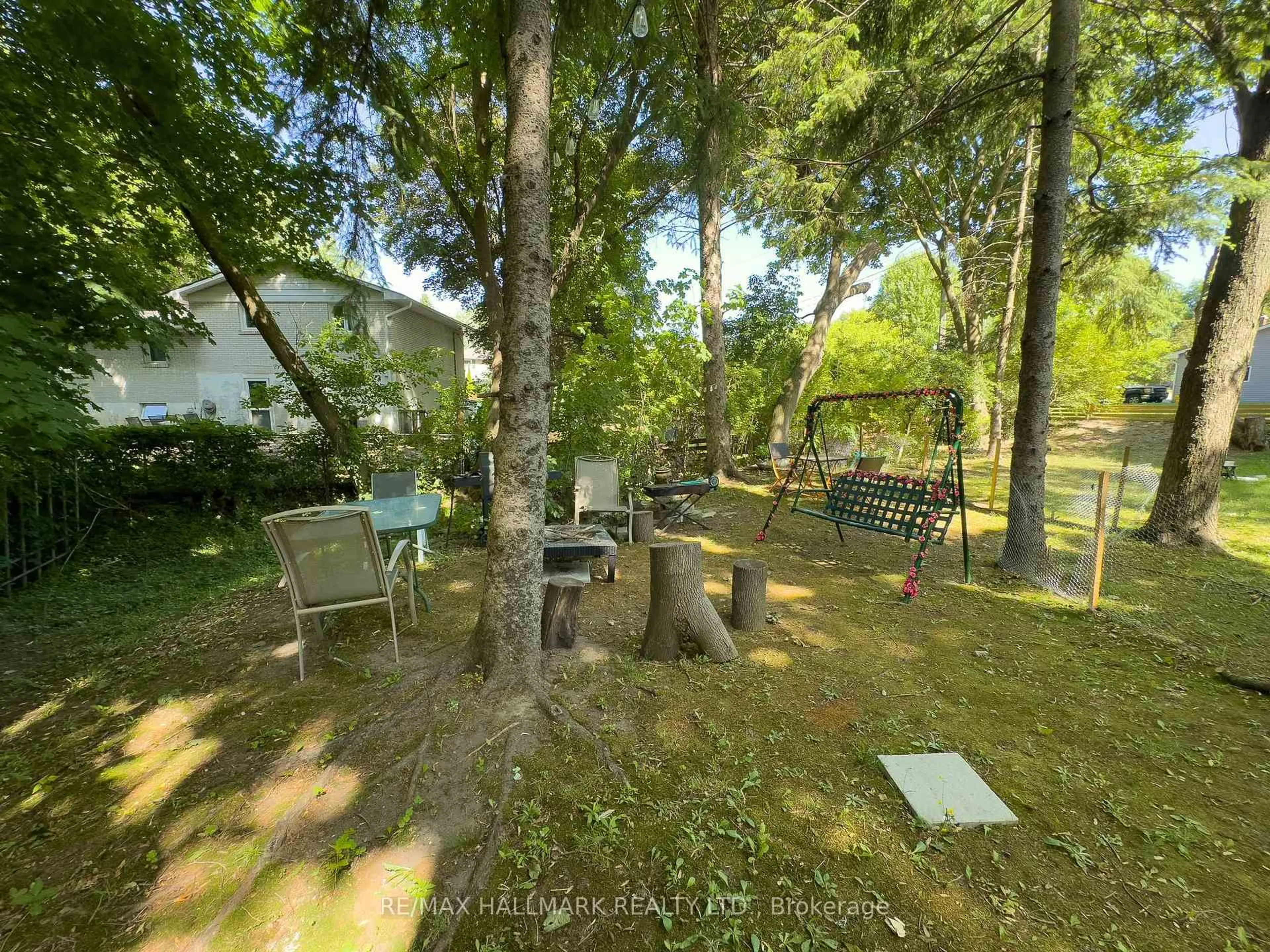 A pic from outside/outdoor area/front of a property/back of a property/a pic from drone, forest/trees view for 757 Srigley St, Newmarket Ontario L3Y 1X6