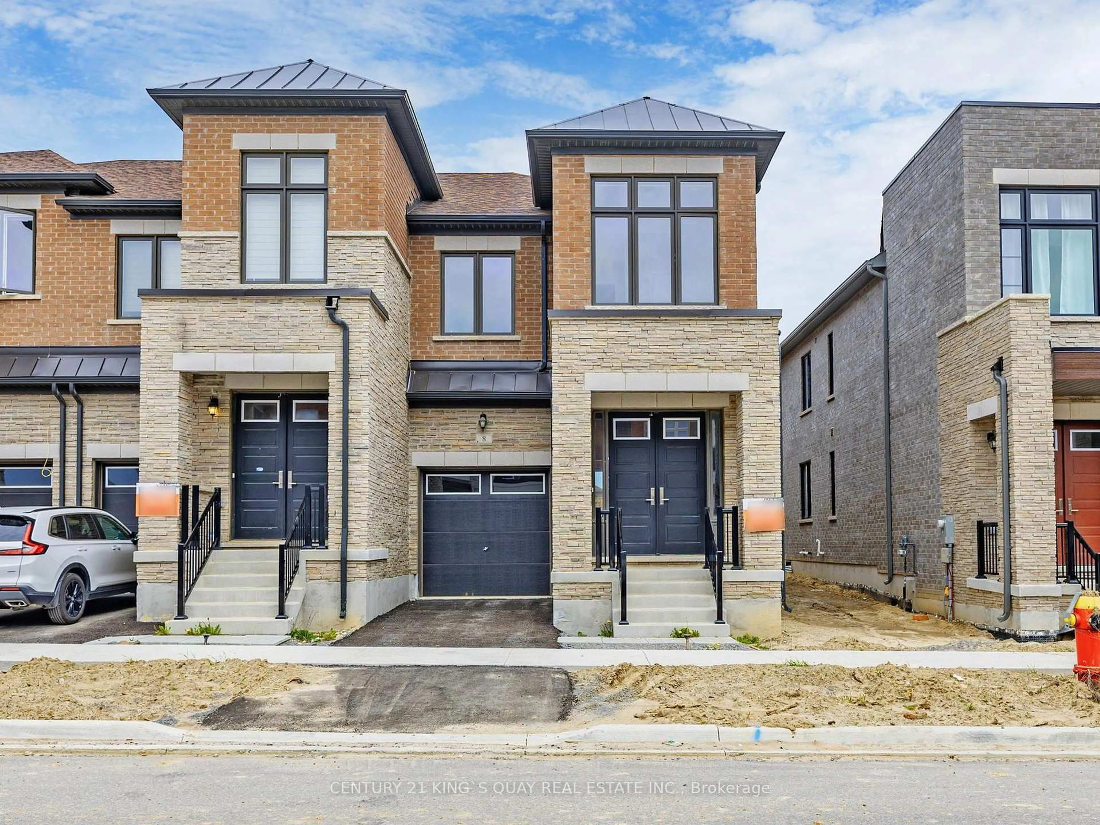 Home with brick exterior material, street for 8 Schmeltzer Cres, Richmond Hill Ontario L4E 1K8
