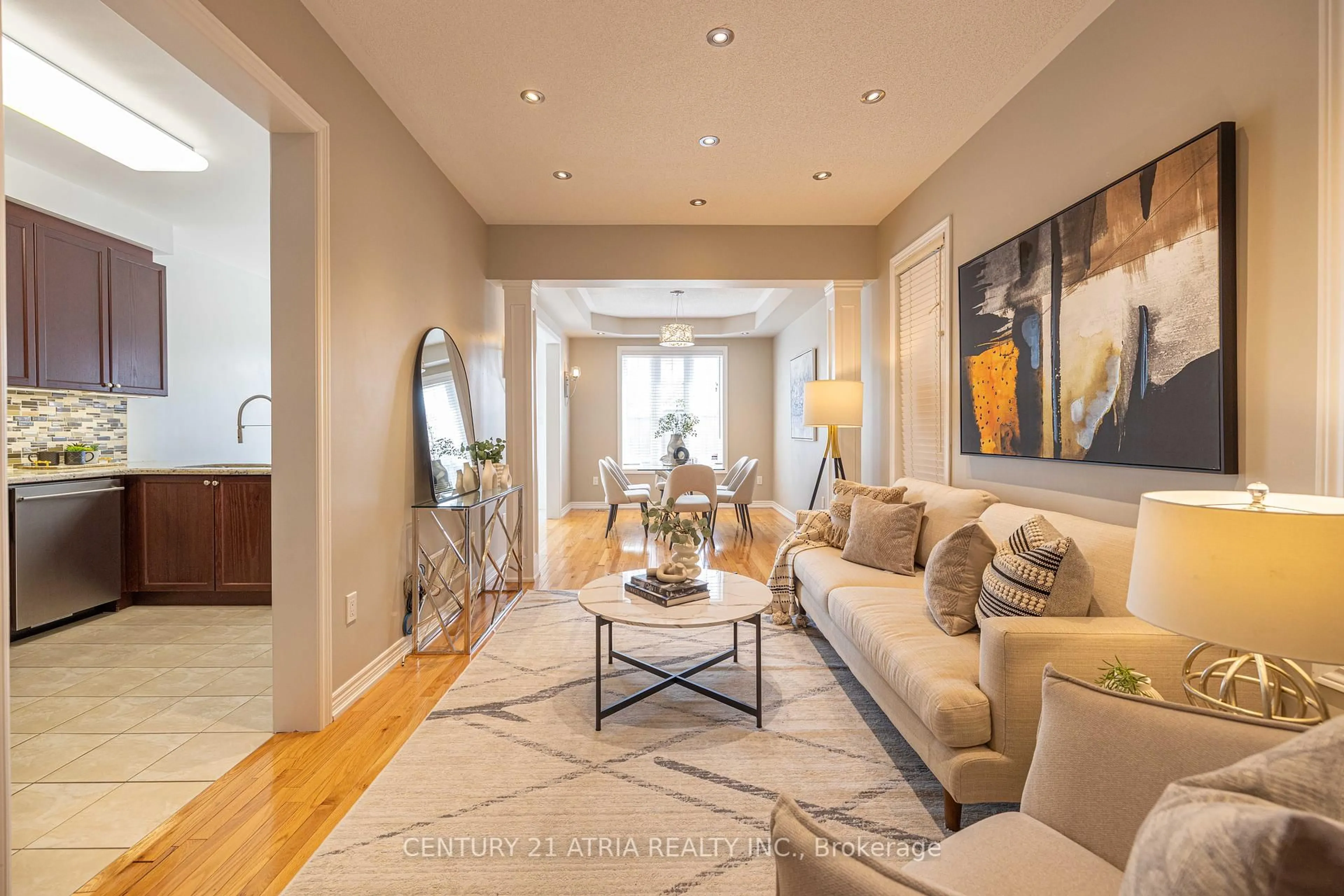 Living room with furniture, unknown for 23 Staglin Crt, Markham Ontario L6C 0K8