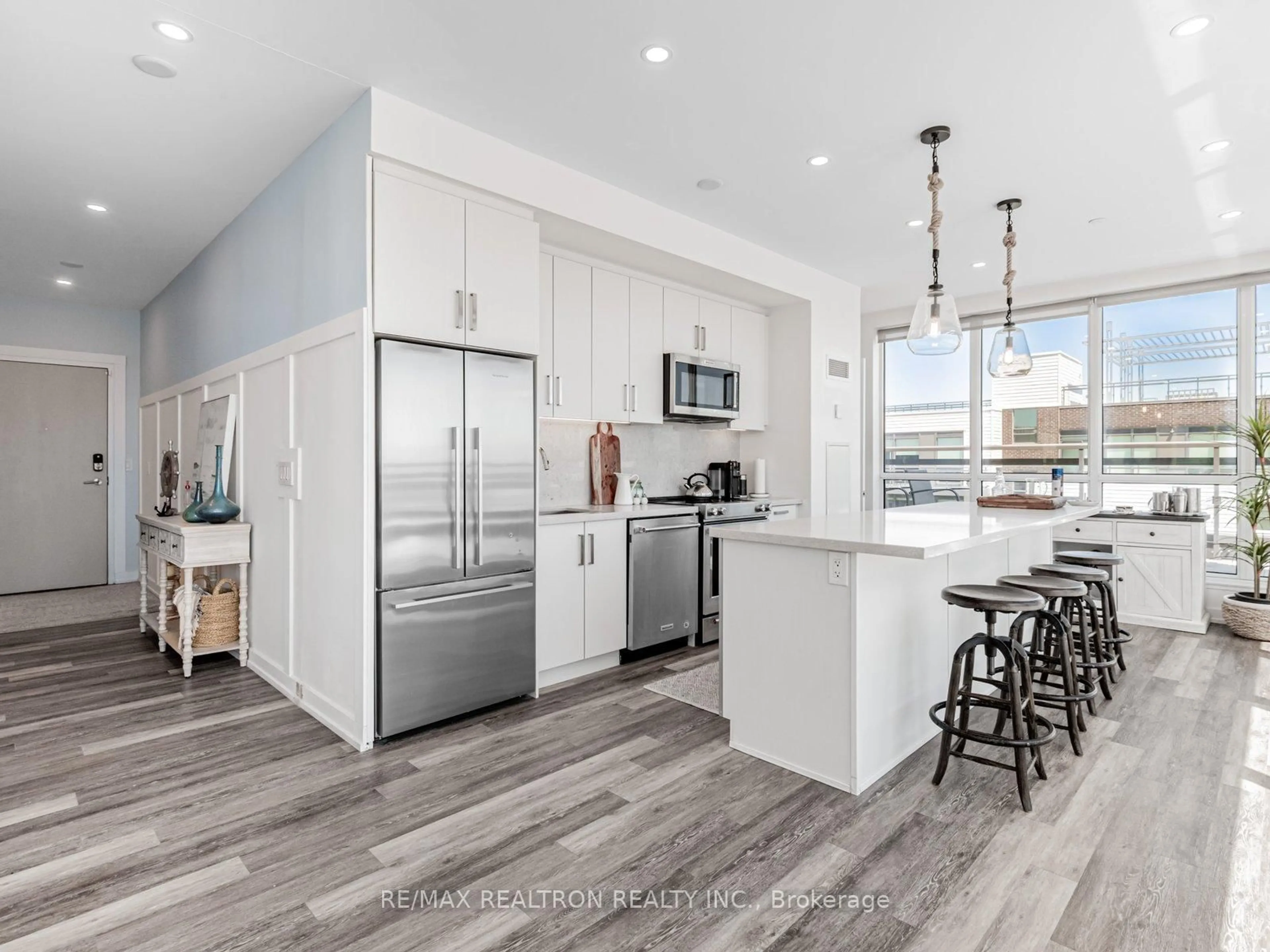 Open concept kitchen, unknown for 241 Sea Ray Ave #A407, Innisfil Ontario L9S 0J9