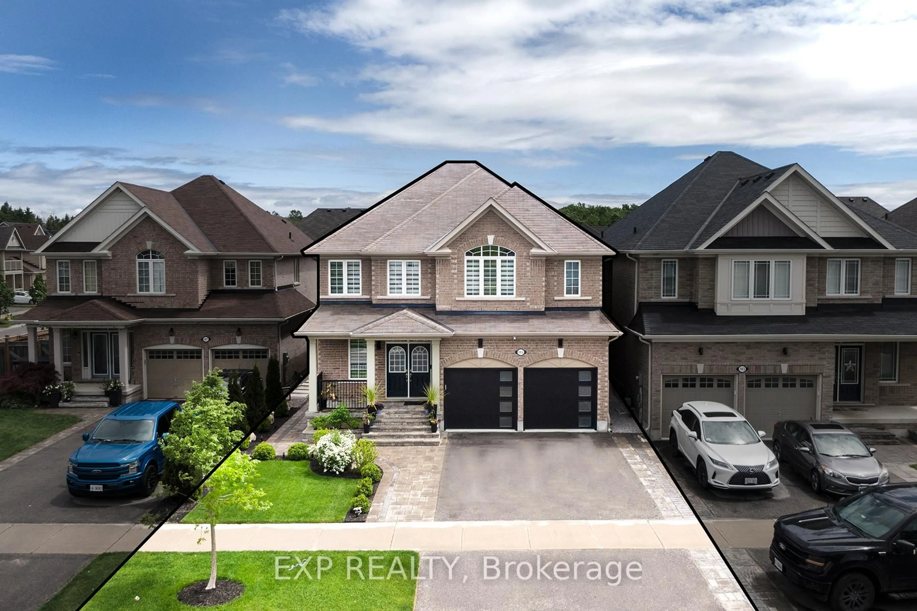 A pic from outside/outdoor area/front of a property/back of a property/a pic from drone, street for 105 John Link Ave, Georgina Ontario L0E 1R0