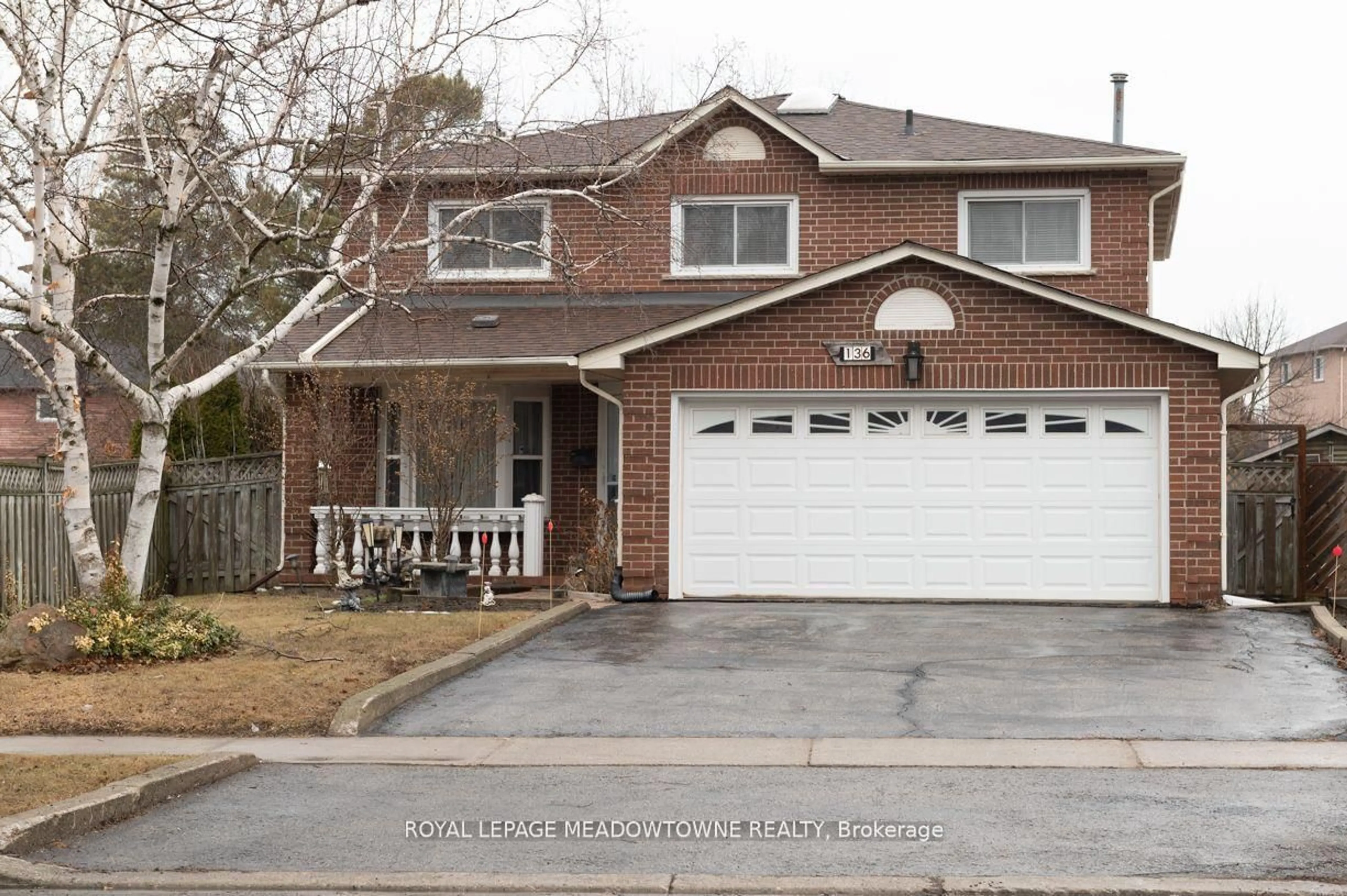 Home with brick exterior material, street for 136 Harvest Moon Dr, Markham Ontario L3R 4M5